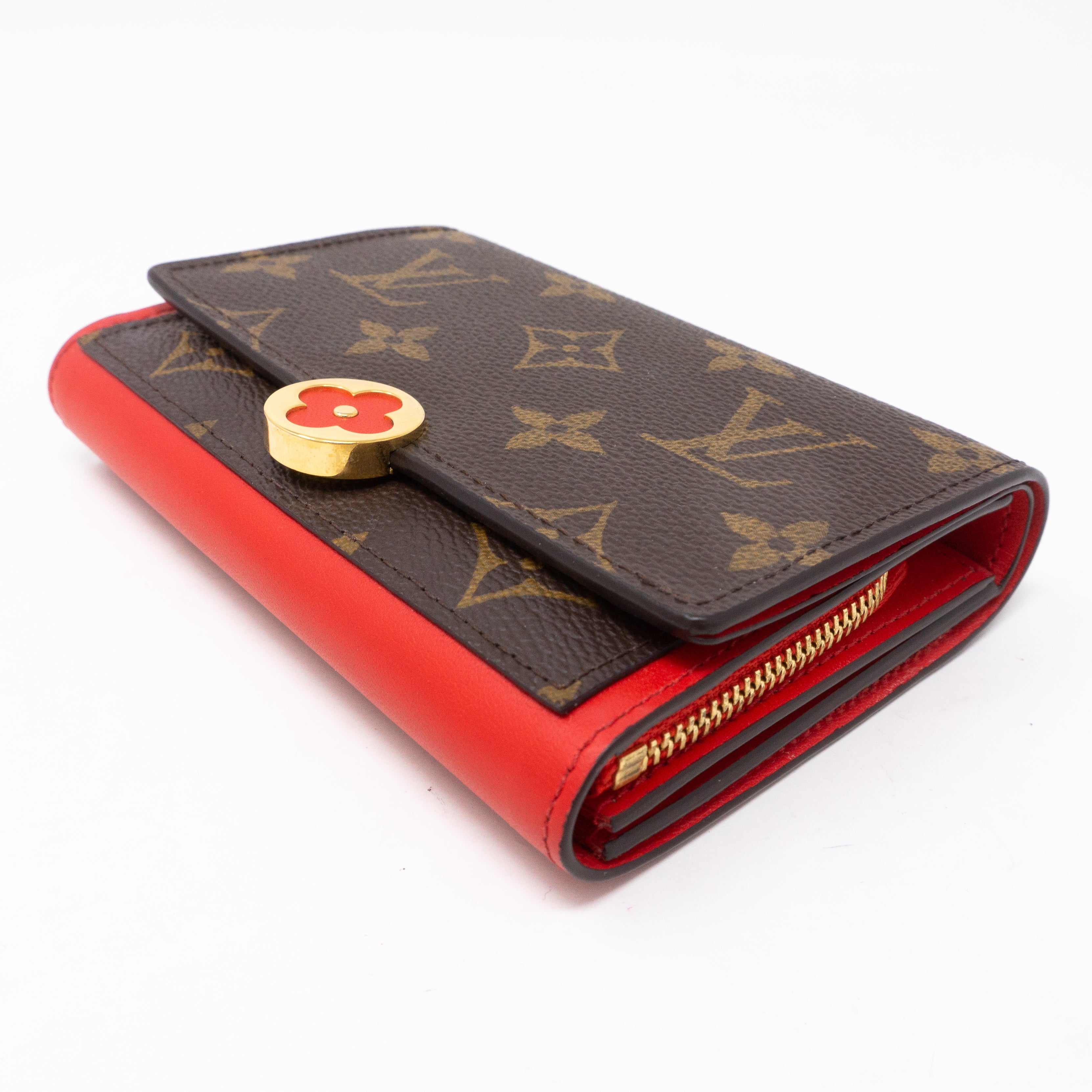 Flore Compact Wallet Monogram