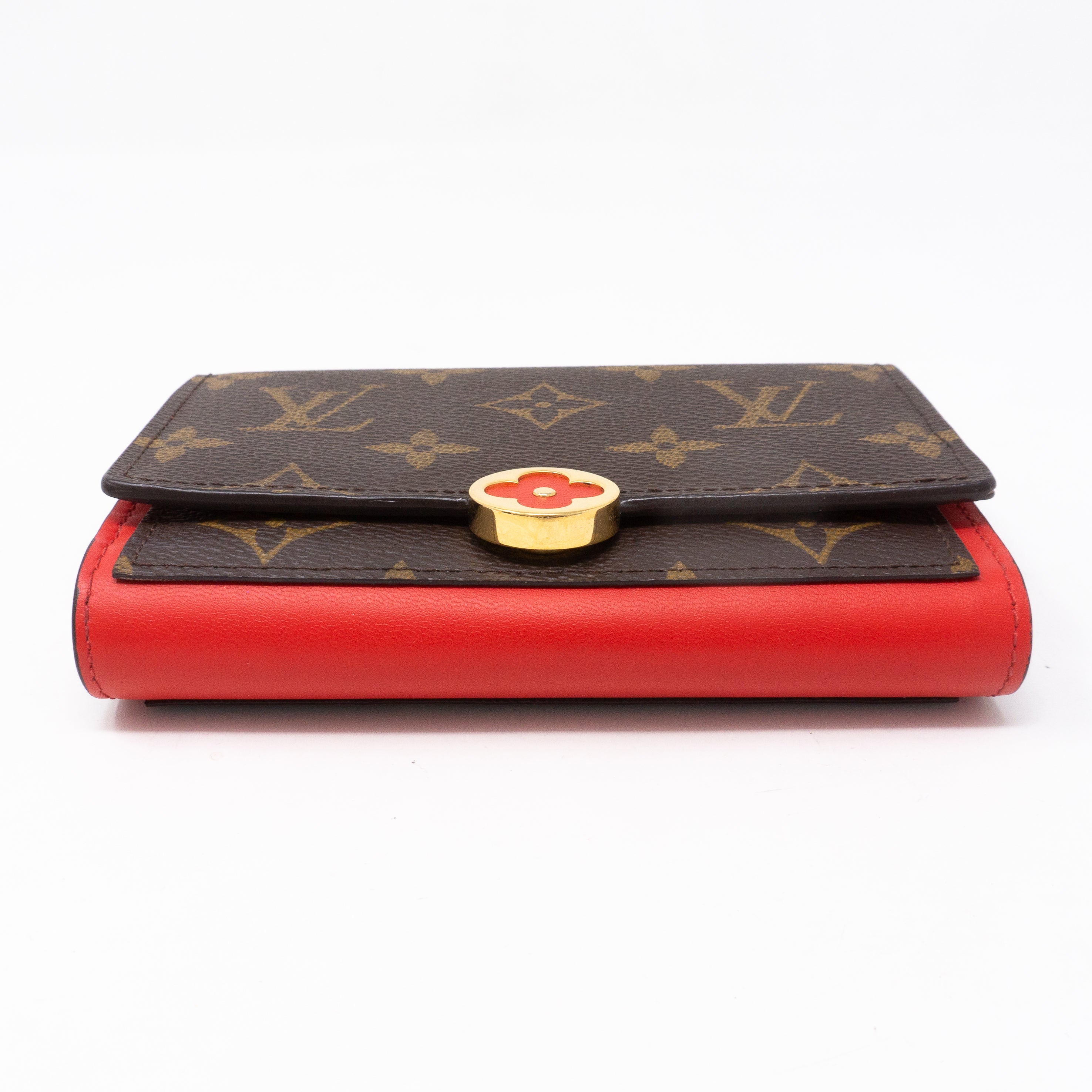 Flore Compact Wallet Monogram