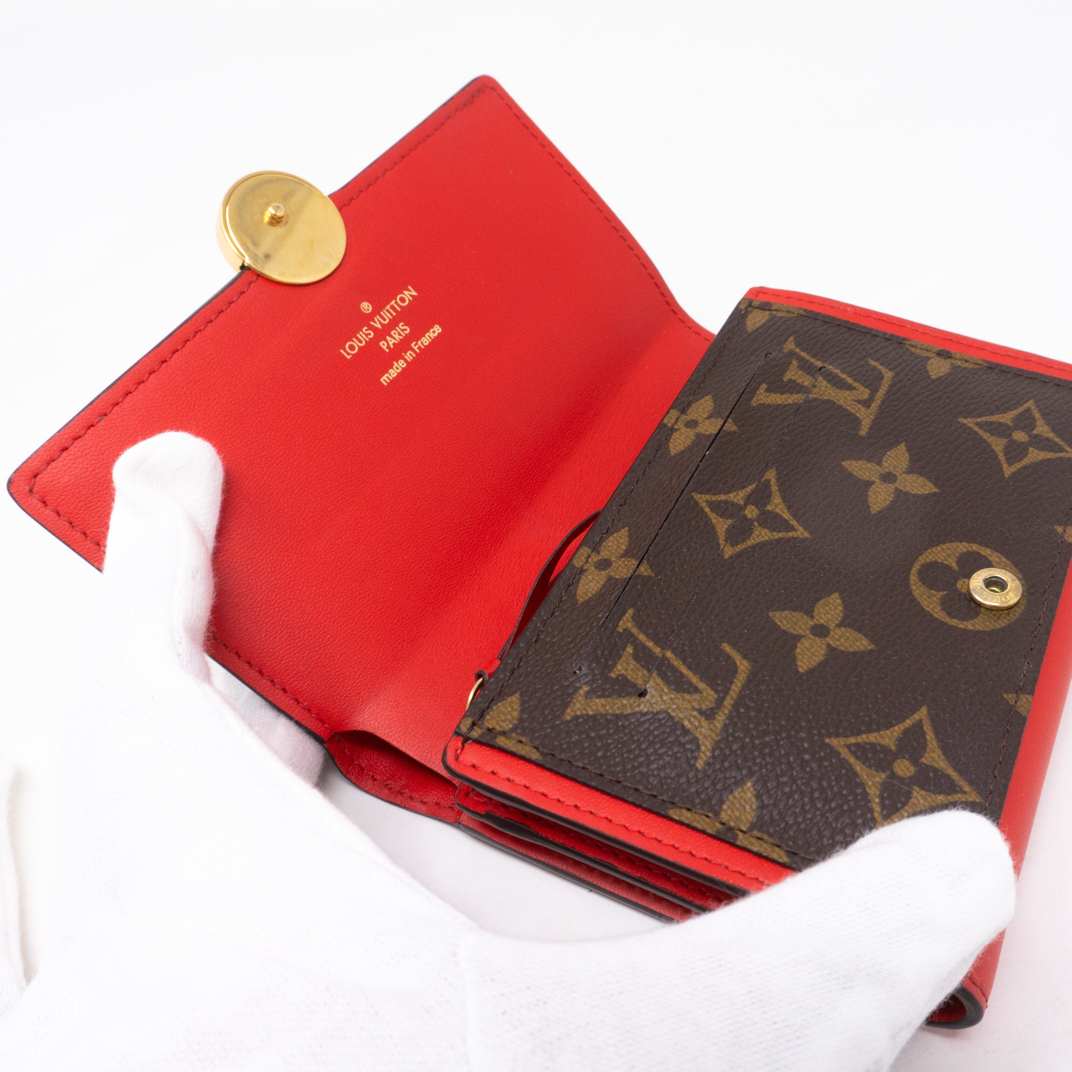 Flore Compact Wallet Monogram