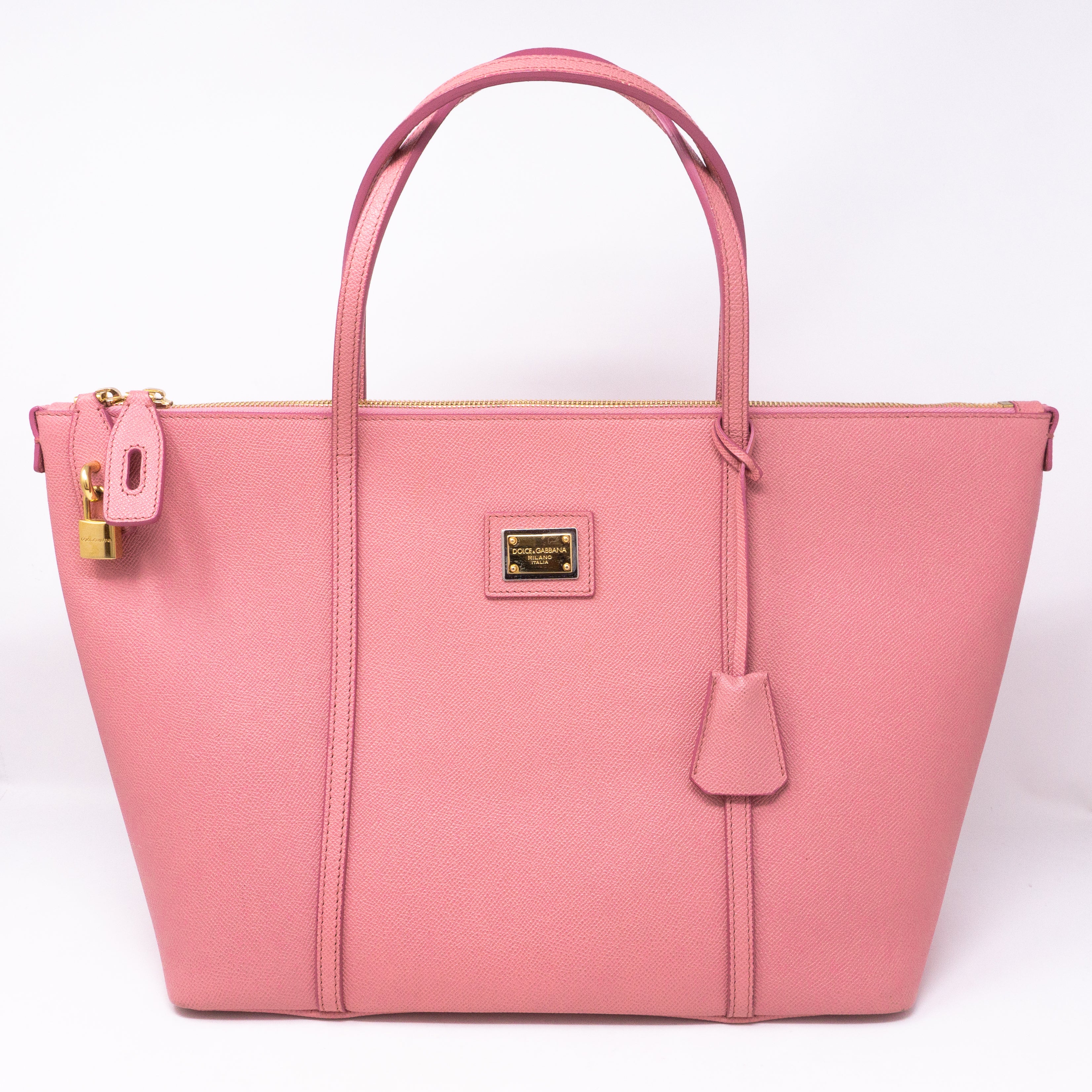 Miss Escape Tote Pink Leather