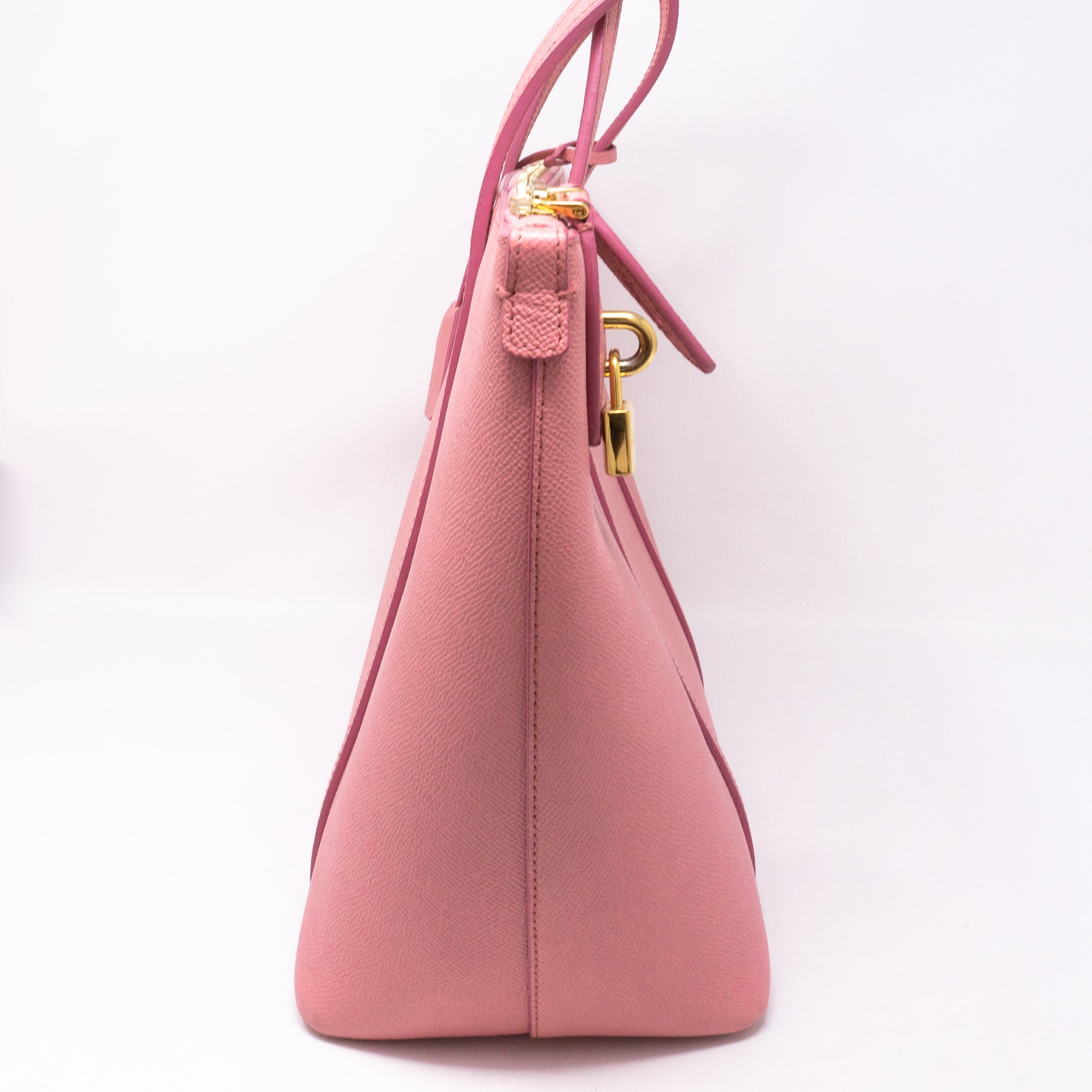 Miss Escape Tote Pink Leather