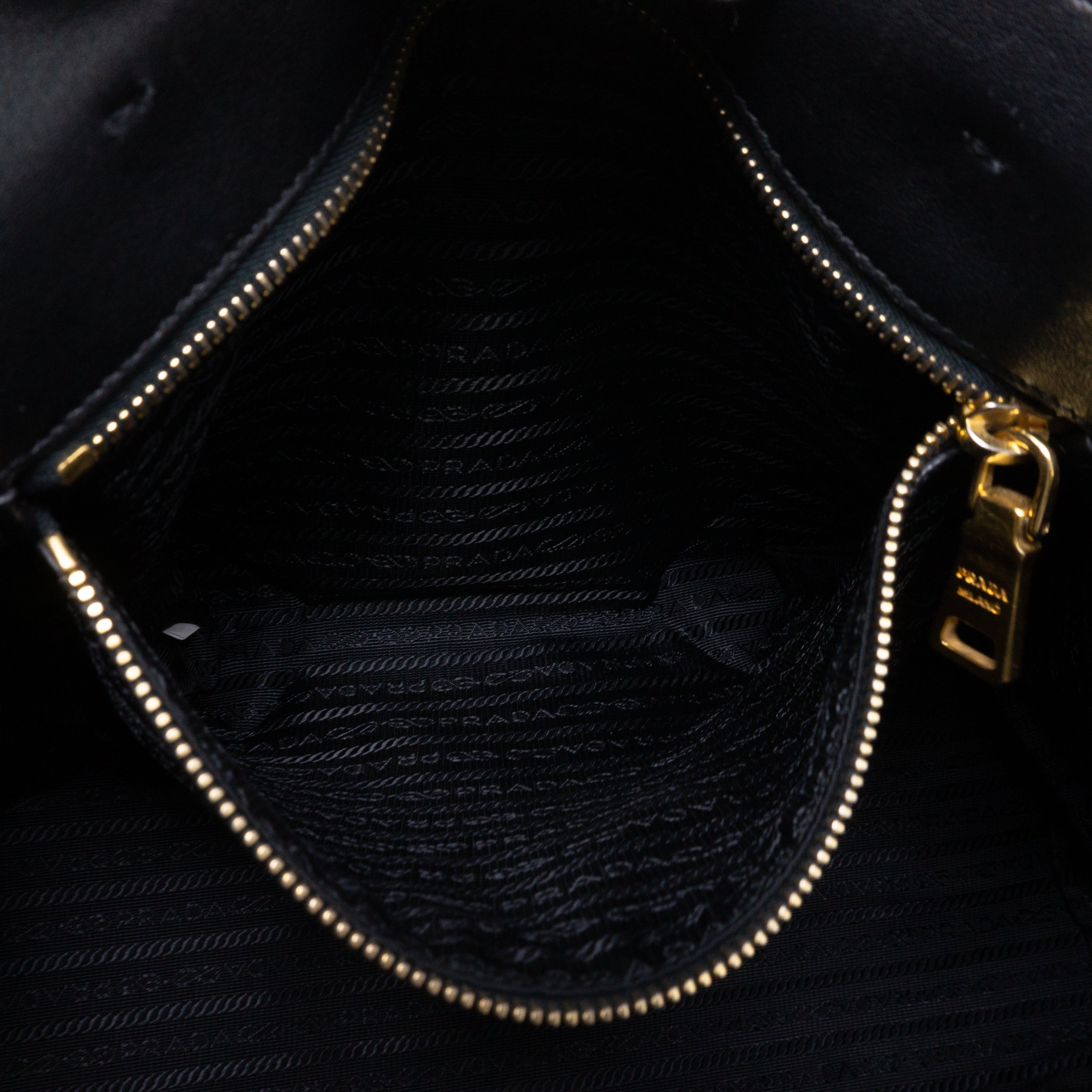 Large Shopping Tote Black Leather
