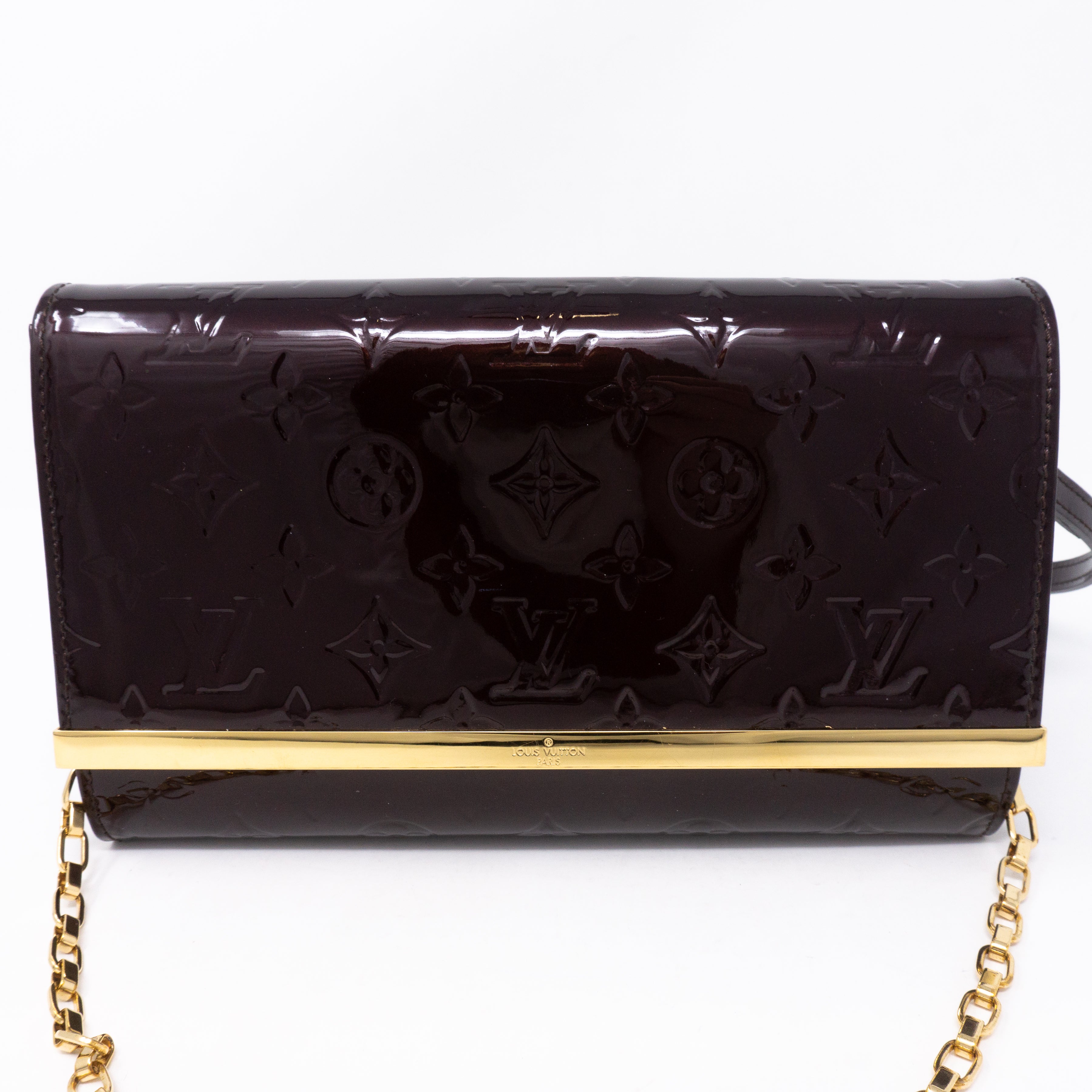 Ana Clutch Vernis Amarante
