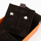 Pop H Earrings Black Silver
