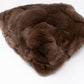 Chain Tote Bag Brown Fur
