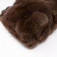 Chain Tote Bag Brown Fur