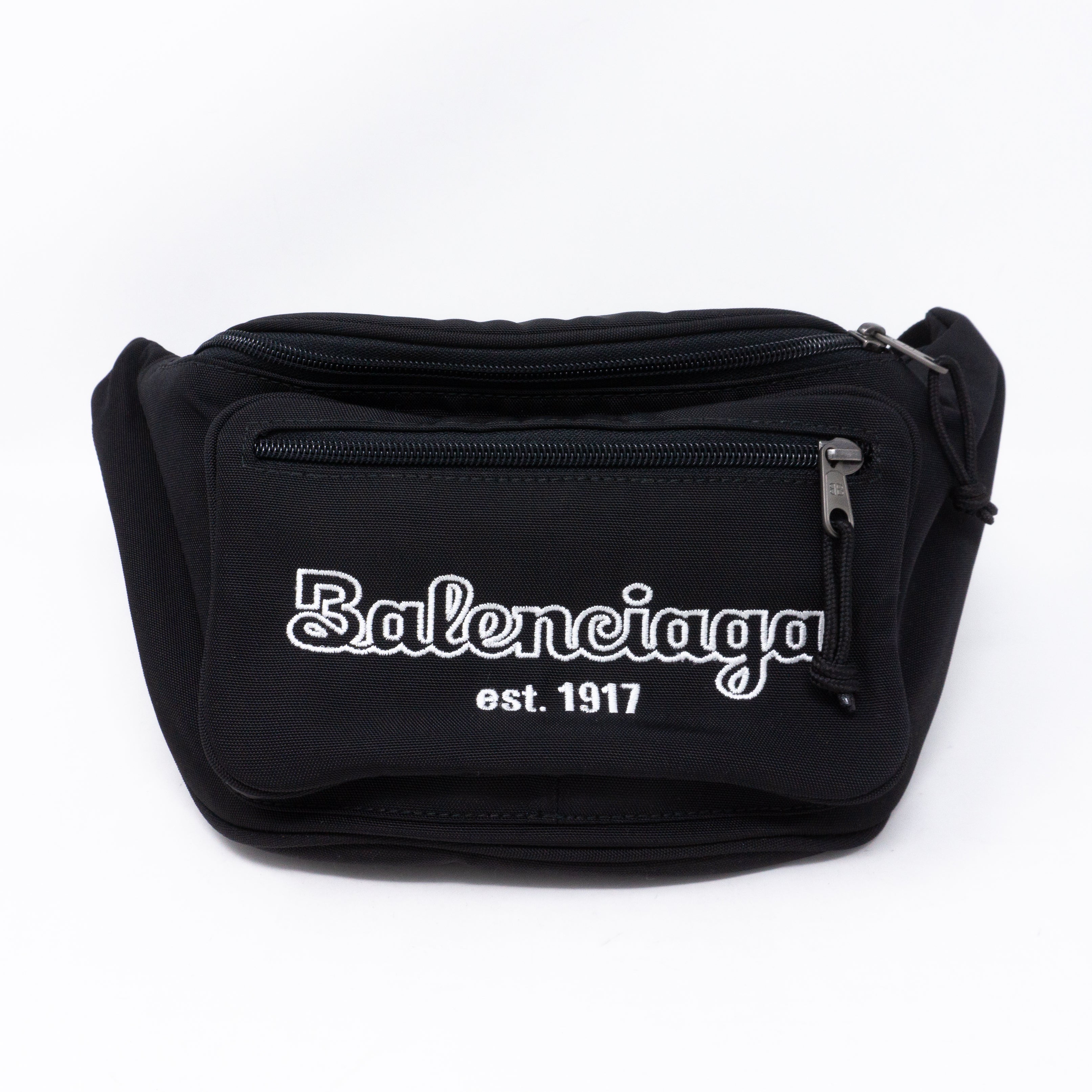 Balenciaga Souvenir XS Belt Bag with Charms | Balenciaga black, Black  leather, Fashion