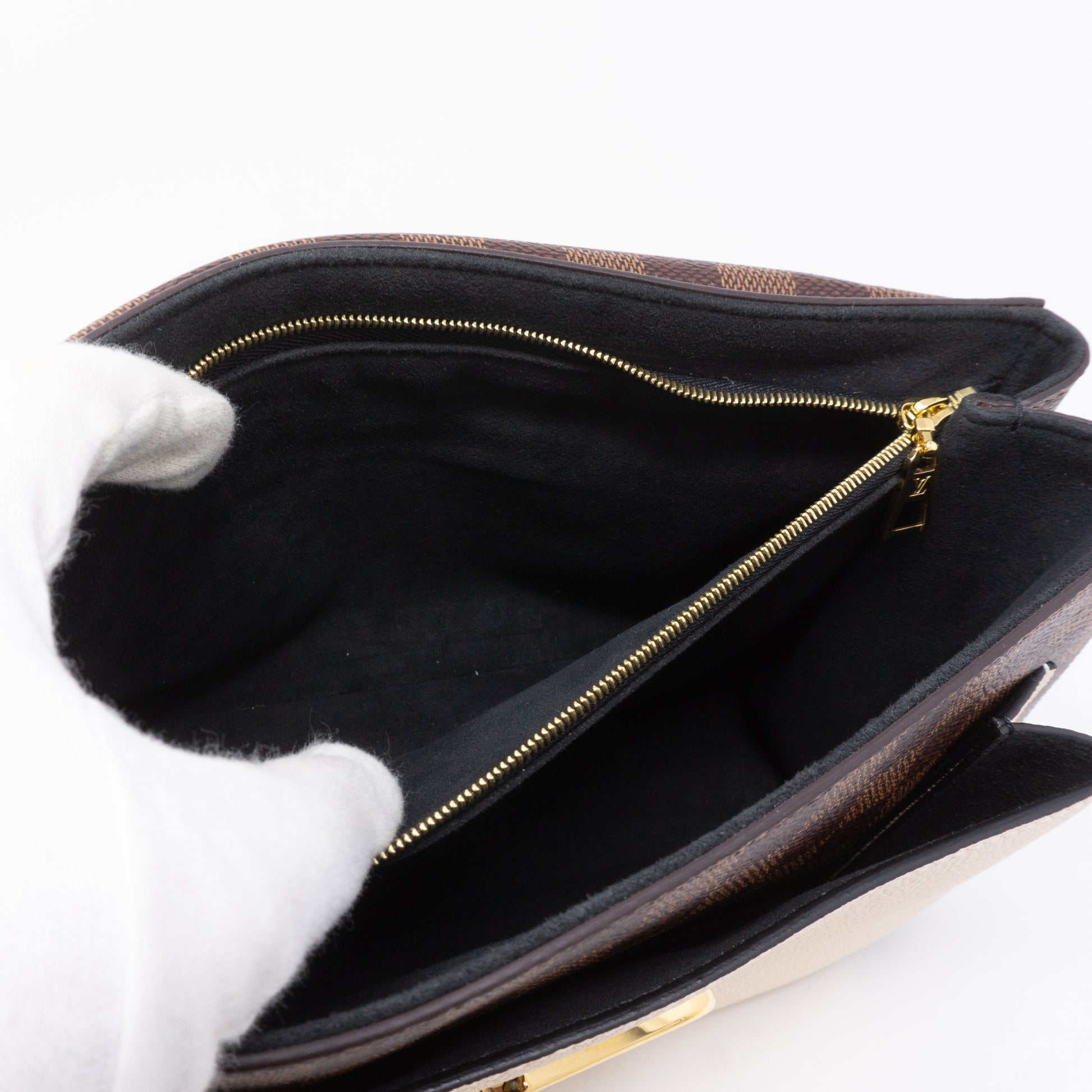 Louis Vuitton Vavin Shoulder Bag PM Black Damier Ebene Canvas