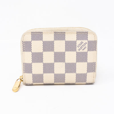 Zippy Coin Purse Damier Azur
