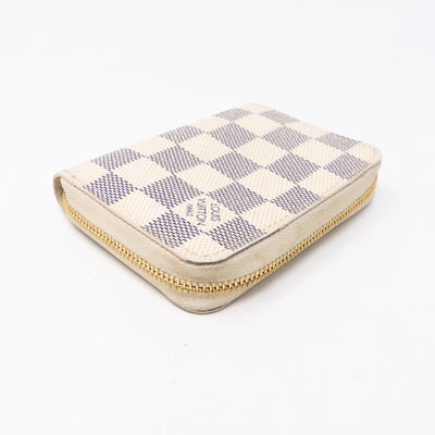 Zippy Coin Purse Damier Azur