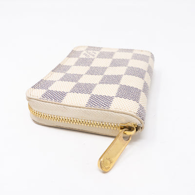 Zippy Coin Purse Damier Azur