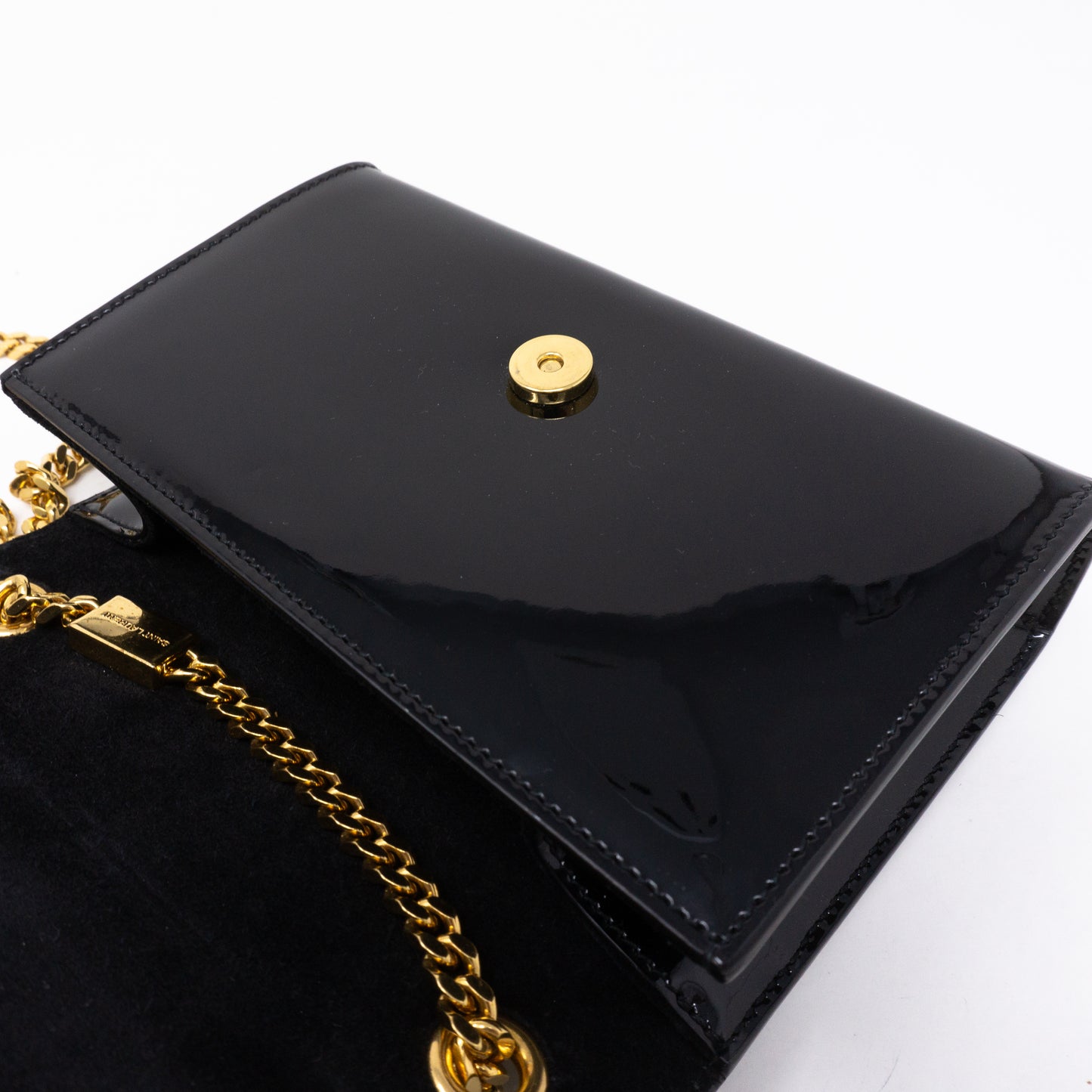 Kate Small Tassel Black Patent Leather