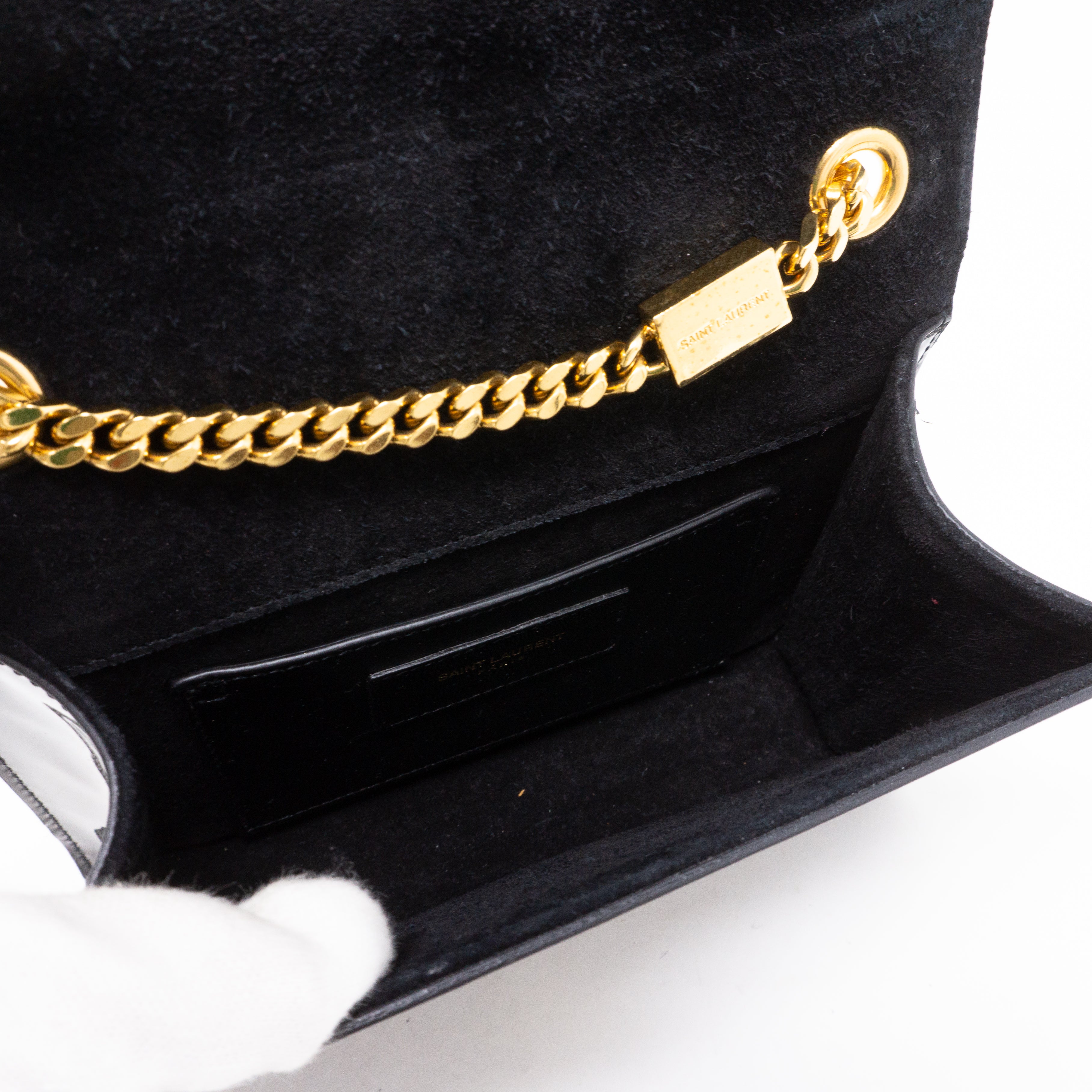 Kate Small Tassel Black Patent Leather