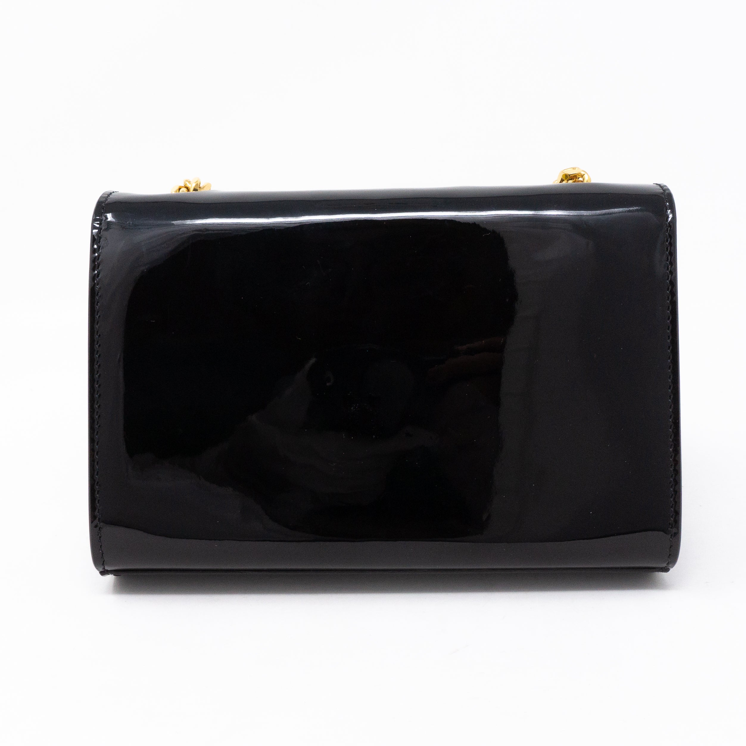 Kate Small Tassel Black Patent Leather