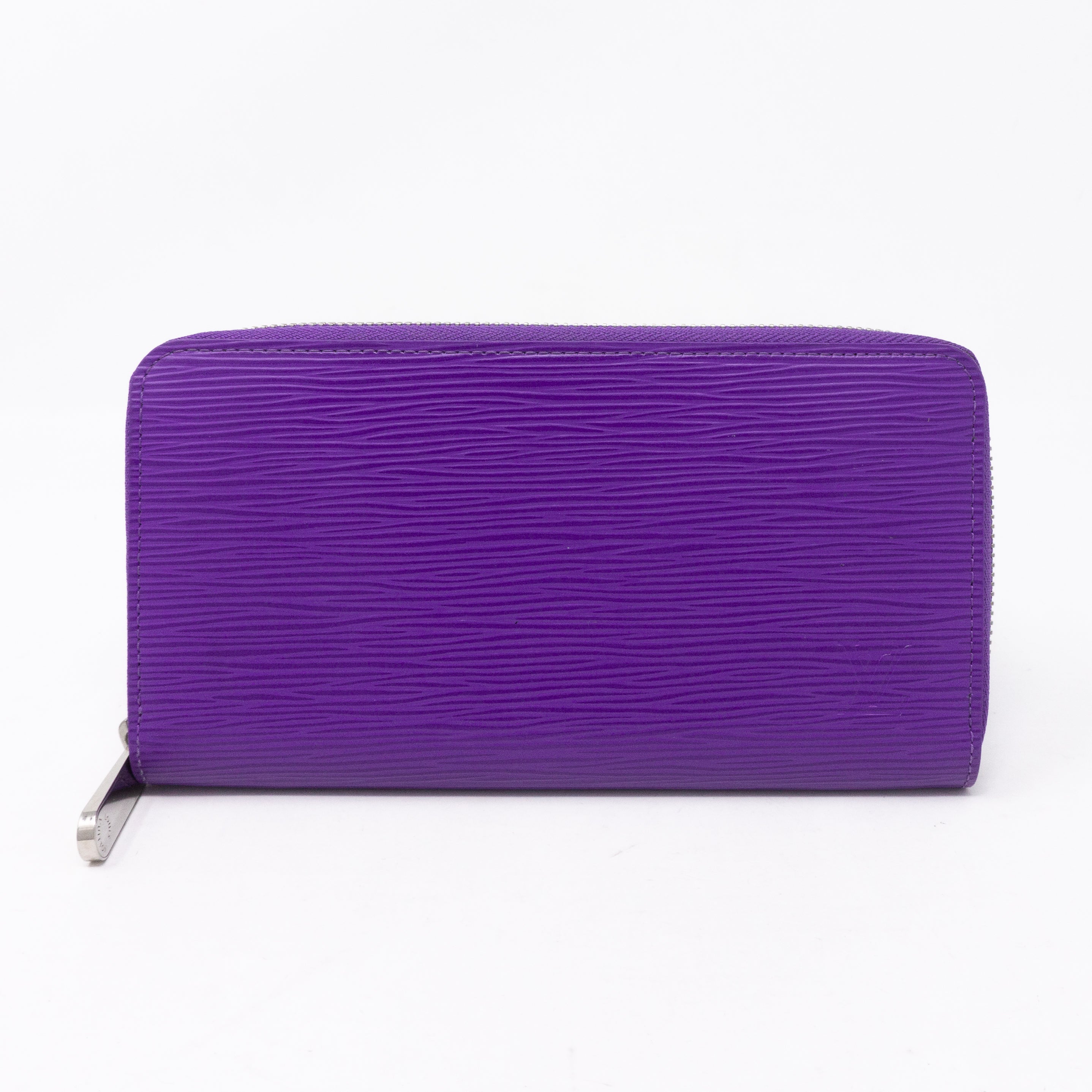 Zippy Wallet Epi Leather Purple