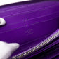 Zippy Wallet Epi Leather Purple