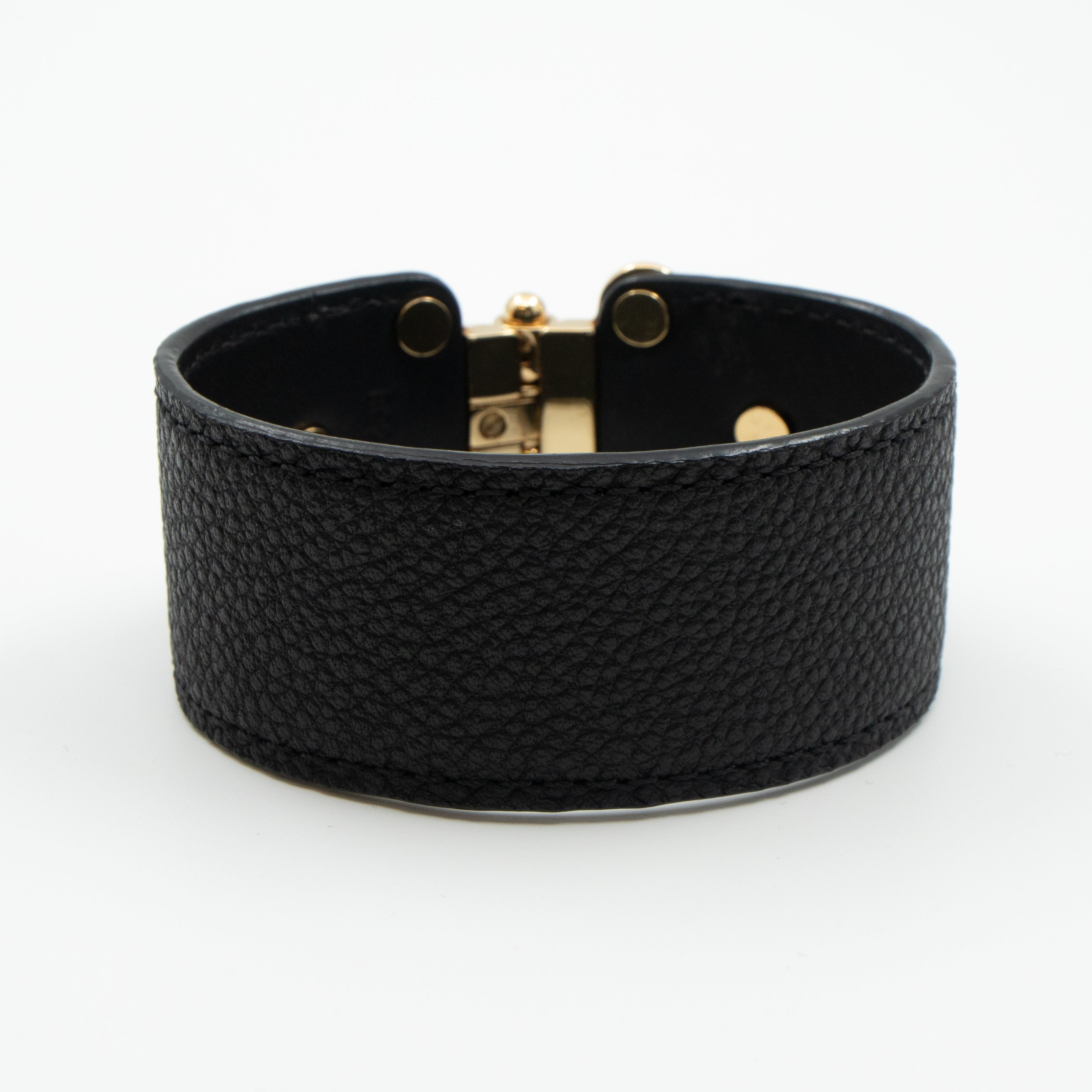 Save It Bracelet Black Leather