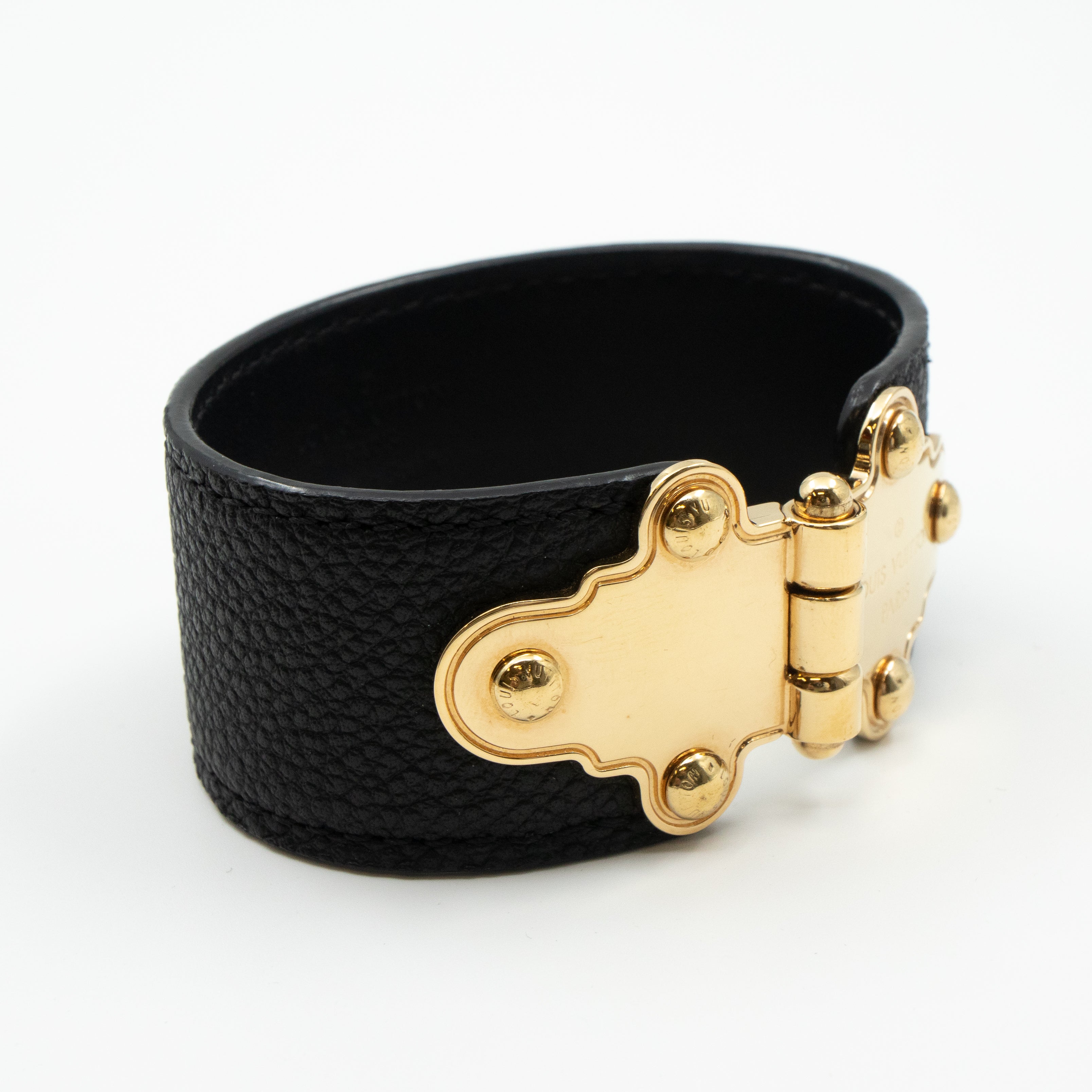 Save It Bracelet Black Leather