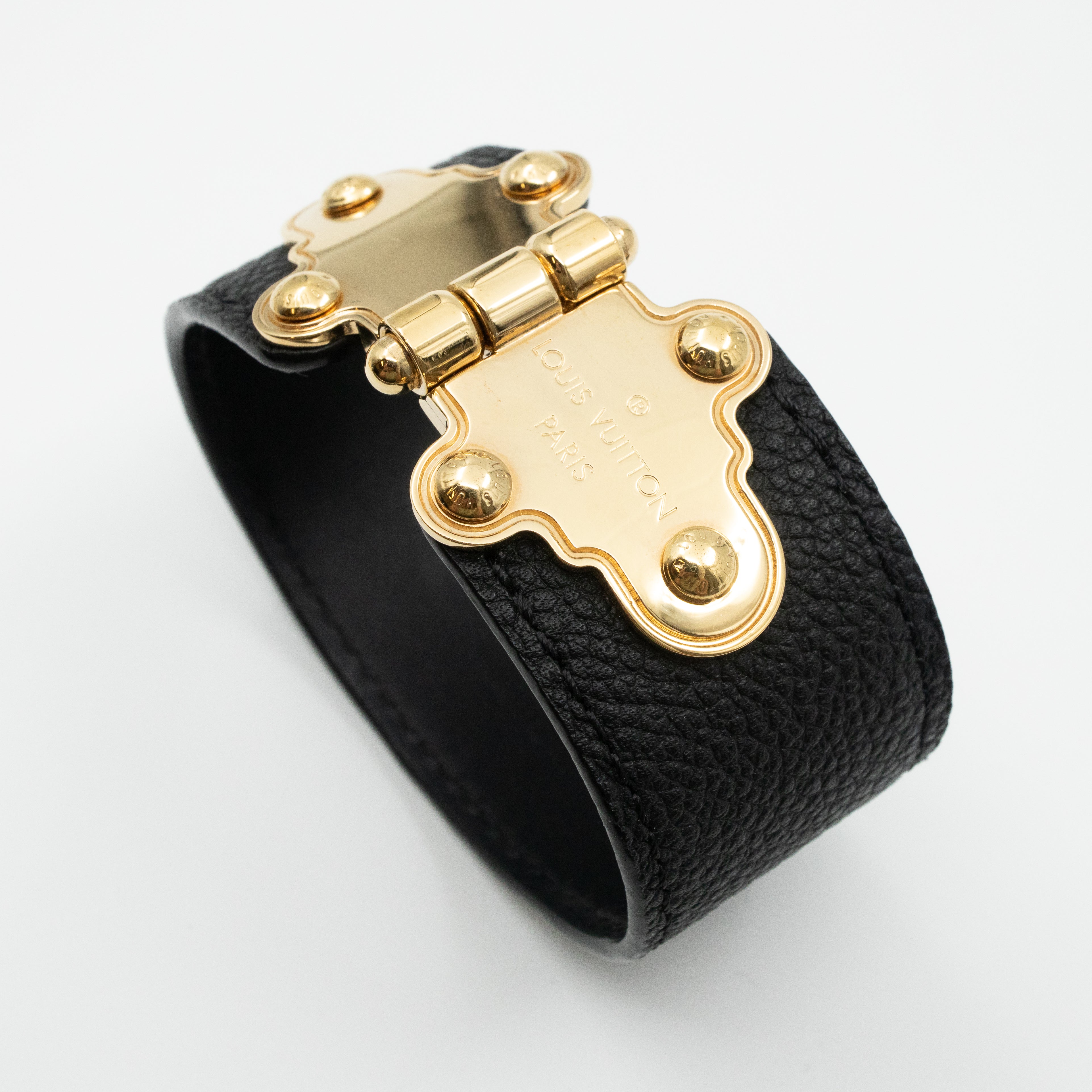Save It Bracelet Black Leather