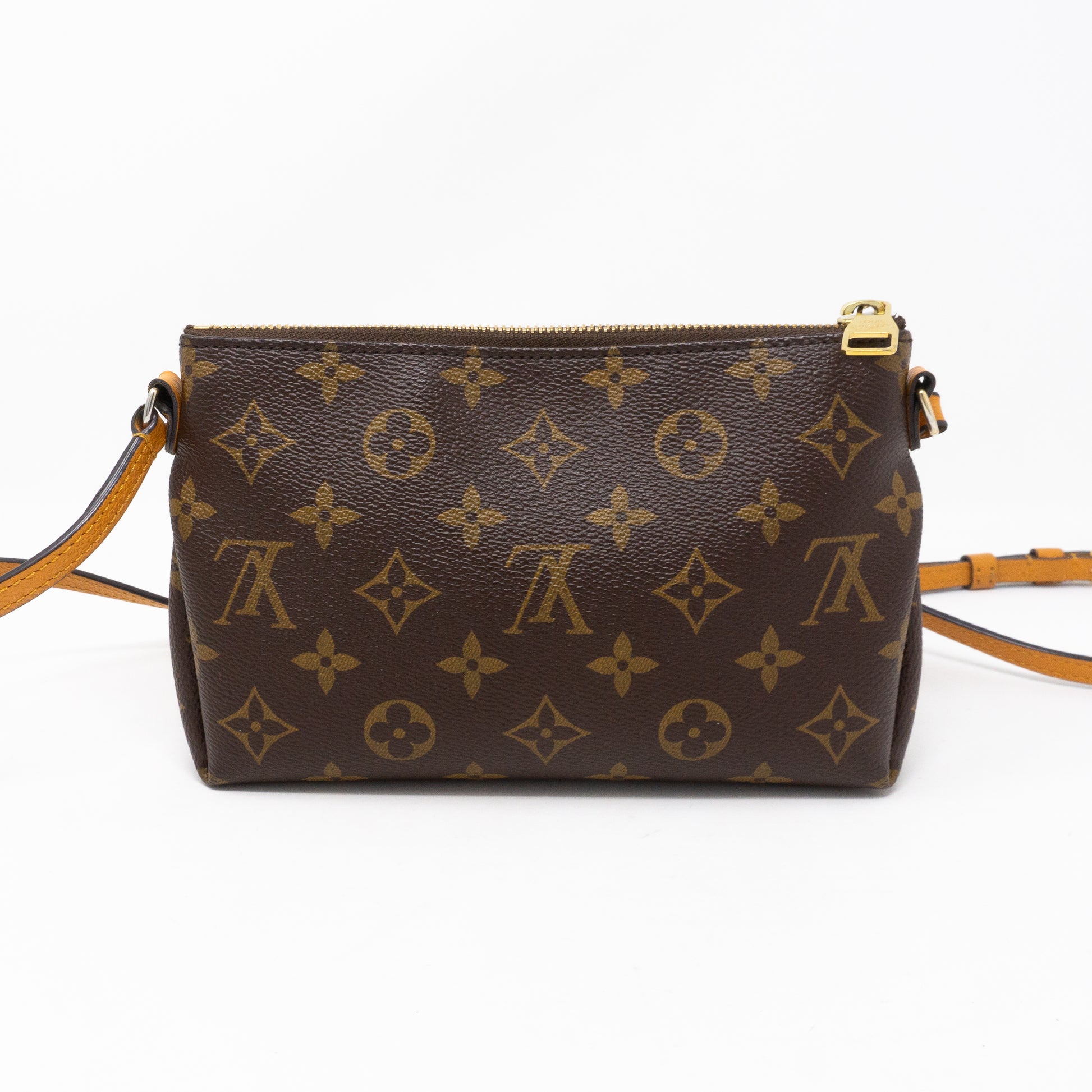Louis Vuitton Crossbody Pallas Monogram Safran in Toile Canvas/Leather with  Gold-tone - GB