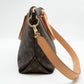 Flower Zipped Tote MM Monogram Beige