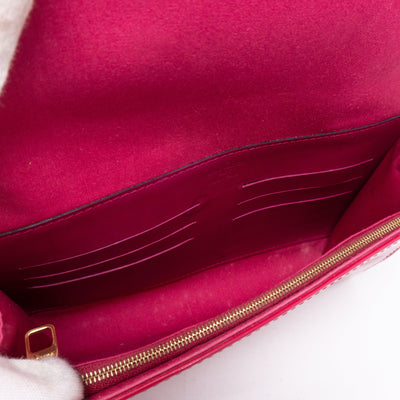 Ana Clutch Vernis Indian Rose