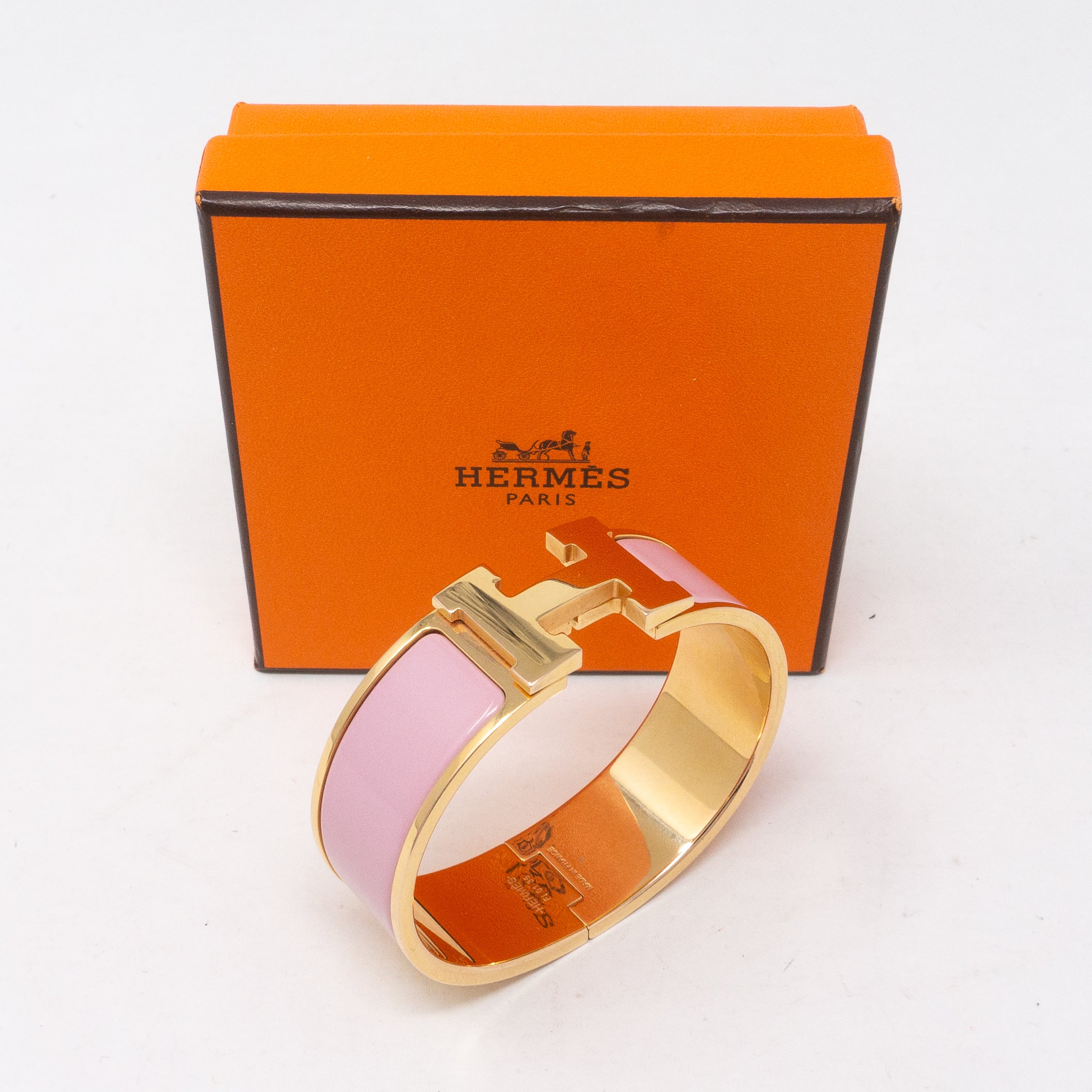 Clic Clac H Bracelet Medium Pink Rose Gold