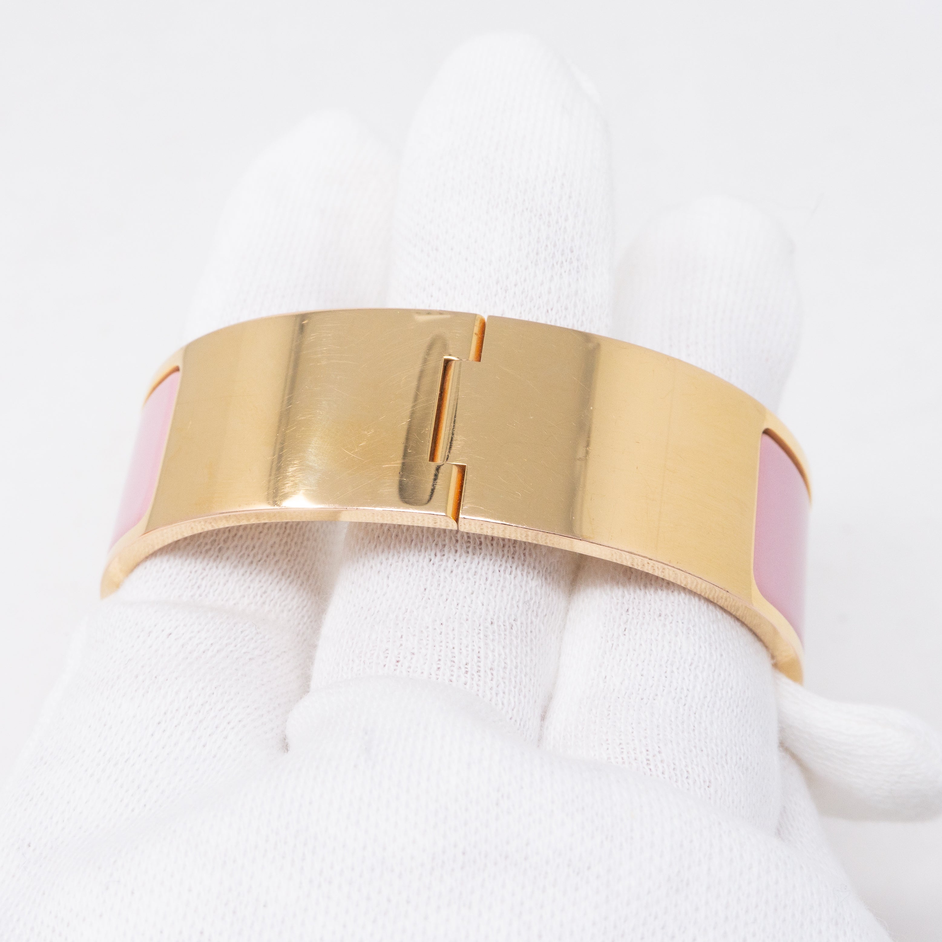 Clic Clac H Bracelet Medium Pink Rose Gold