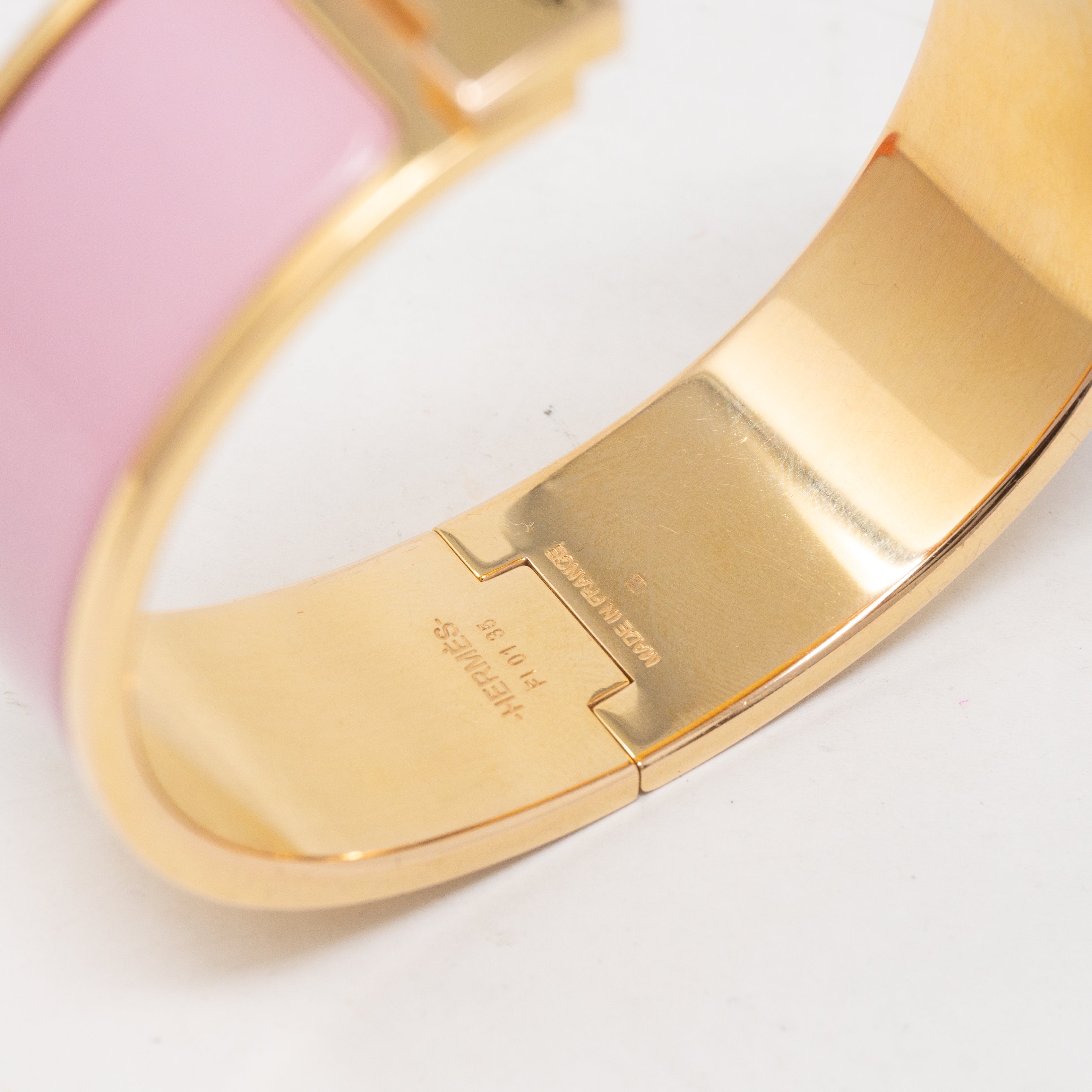Clic Clac H Bracelet Medium Pink Rose Gold