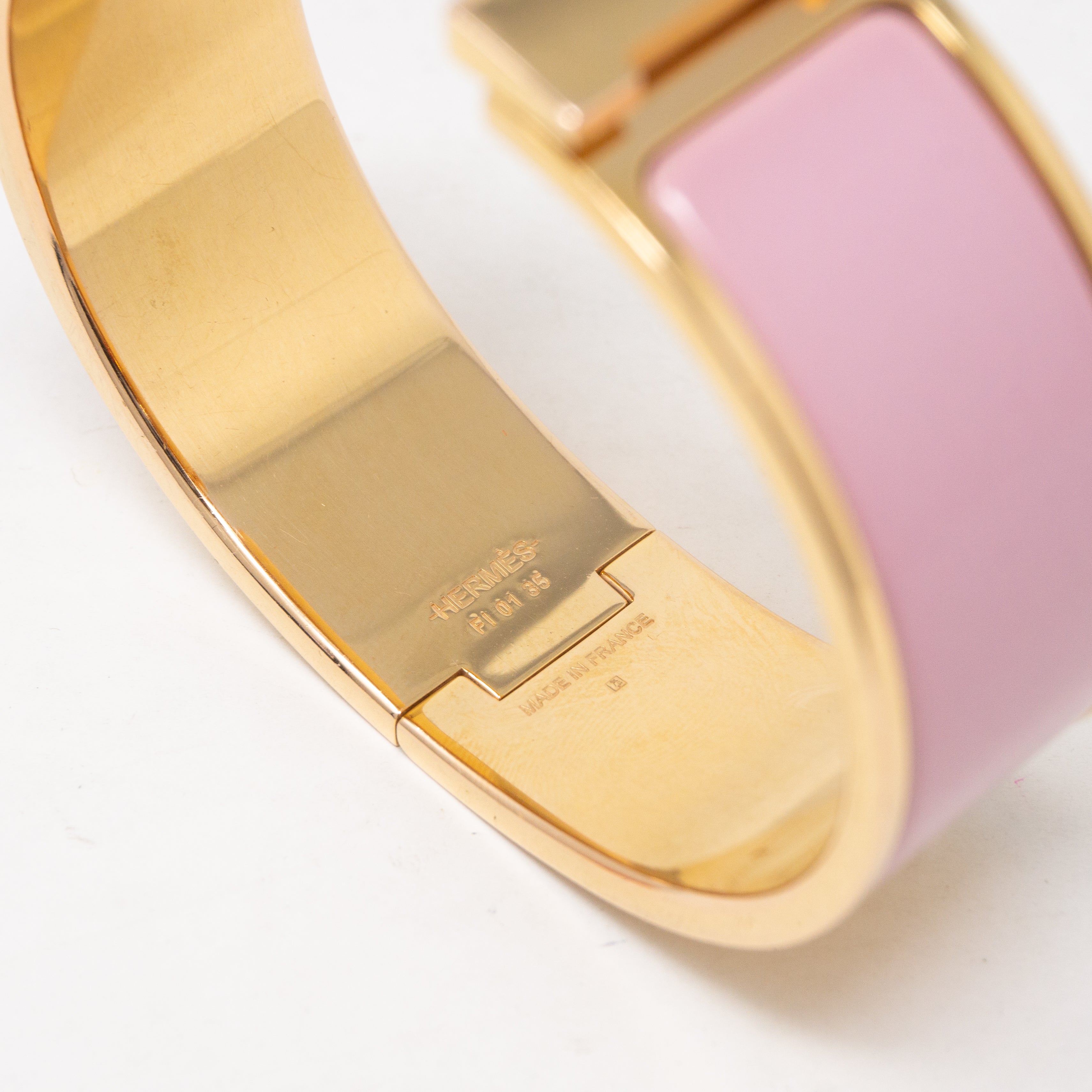 Clic Clac H Bracelet Medium Pink Rose Gold