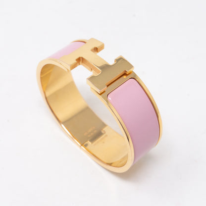 Clic Clac H Bracelet Medium Pink Rose Gold