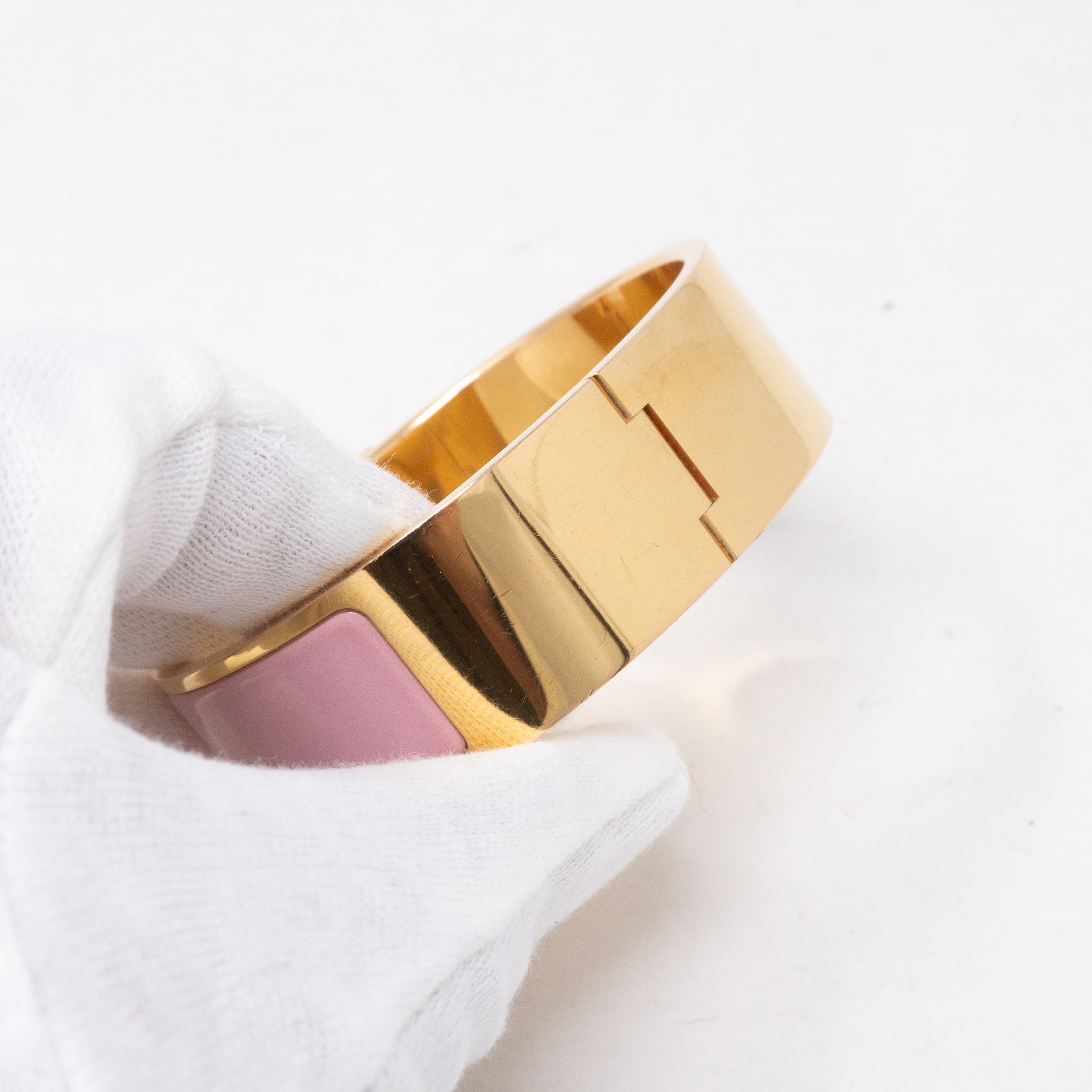 Clic Clac H Bracelet Medium Pink Rose Gold