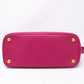 Galleria Small Double Zip Pink Saffiano