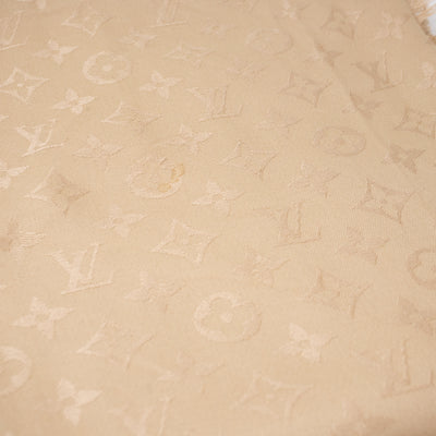 Monogram Shawl Beige