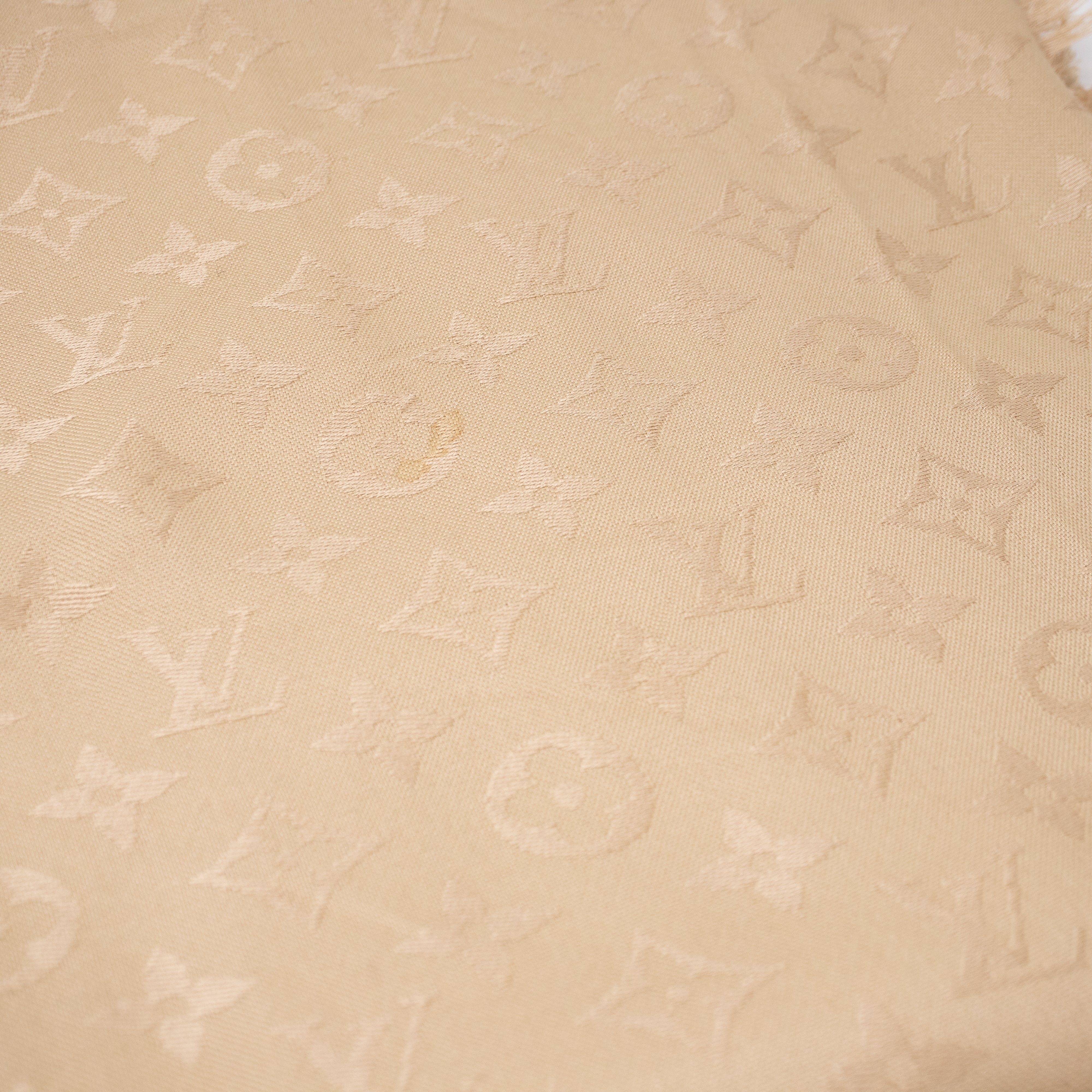 Monogram Shawl Beige
