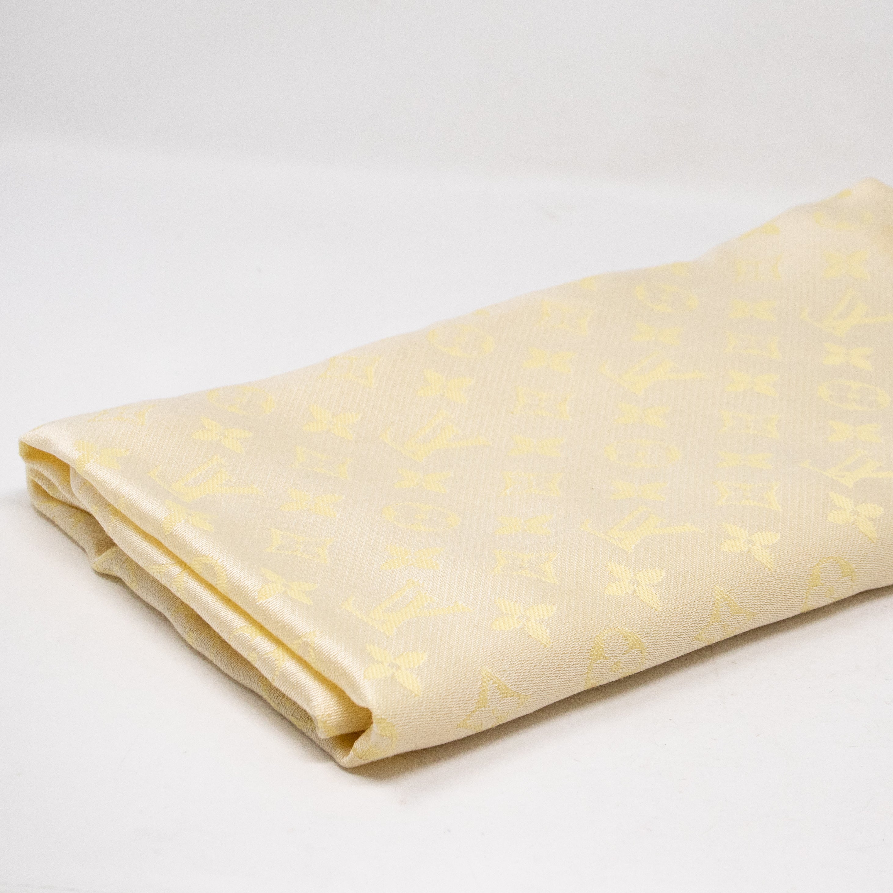 Monogram Shawl Yellow