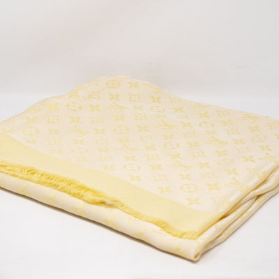 Monogram Shawl Yellow