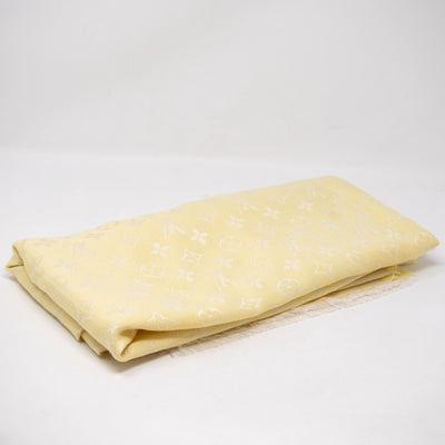 Monogram Shawl Yellow