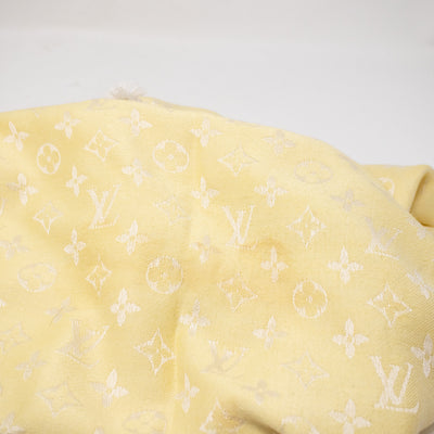 Monogram Shawl Yellow