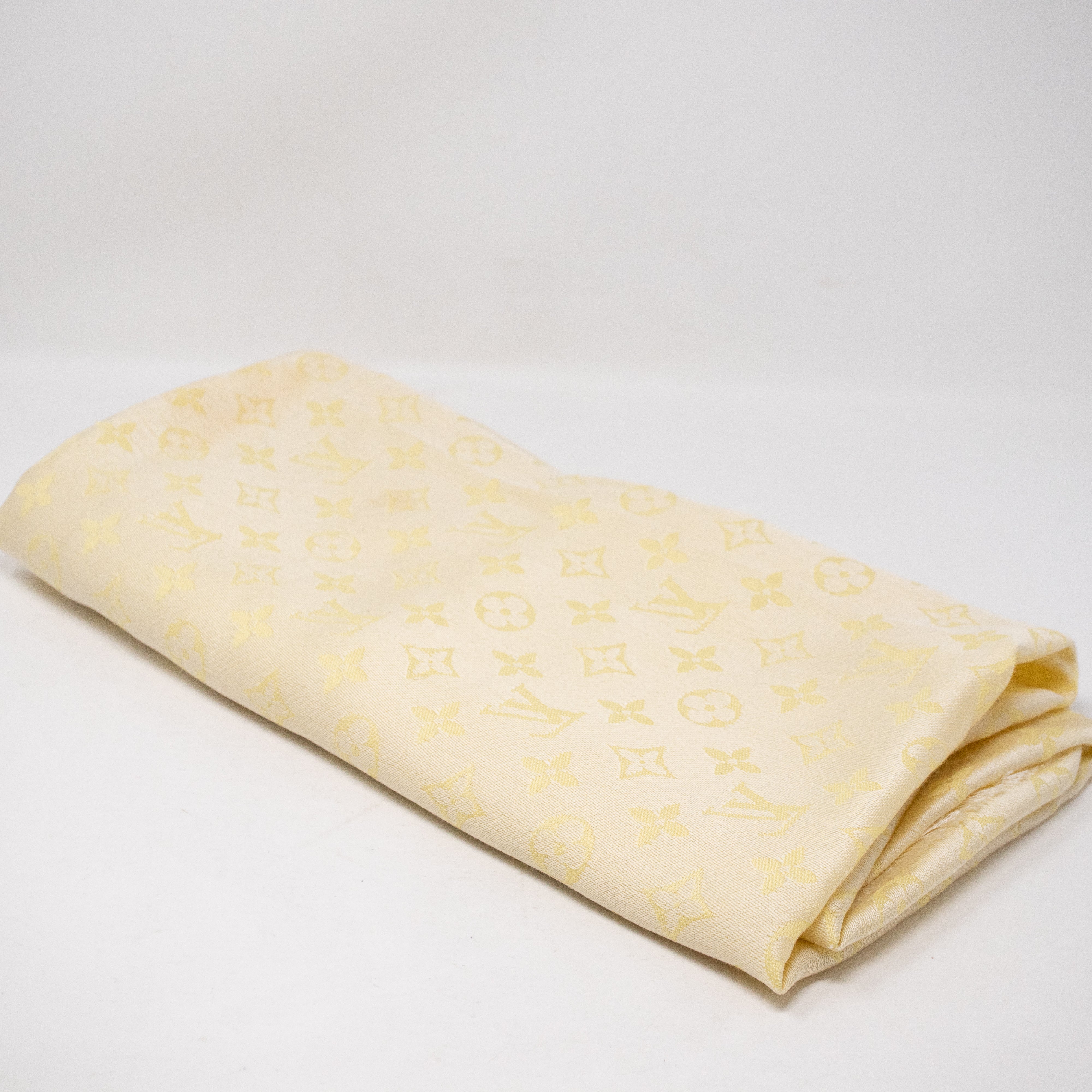 Monogram Shawl Yellow