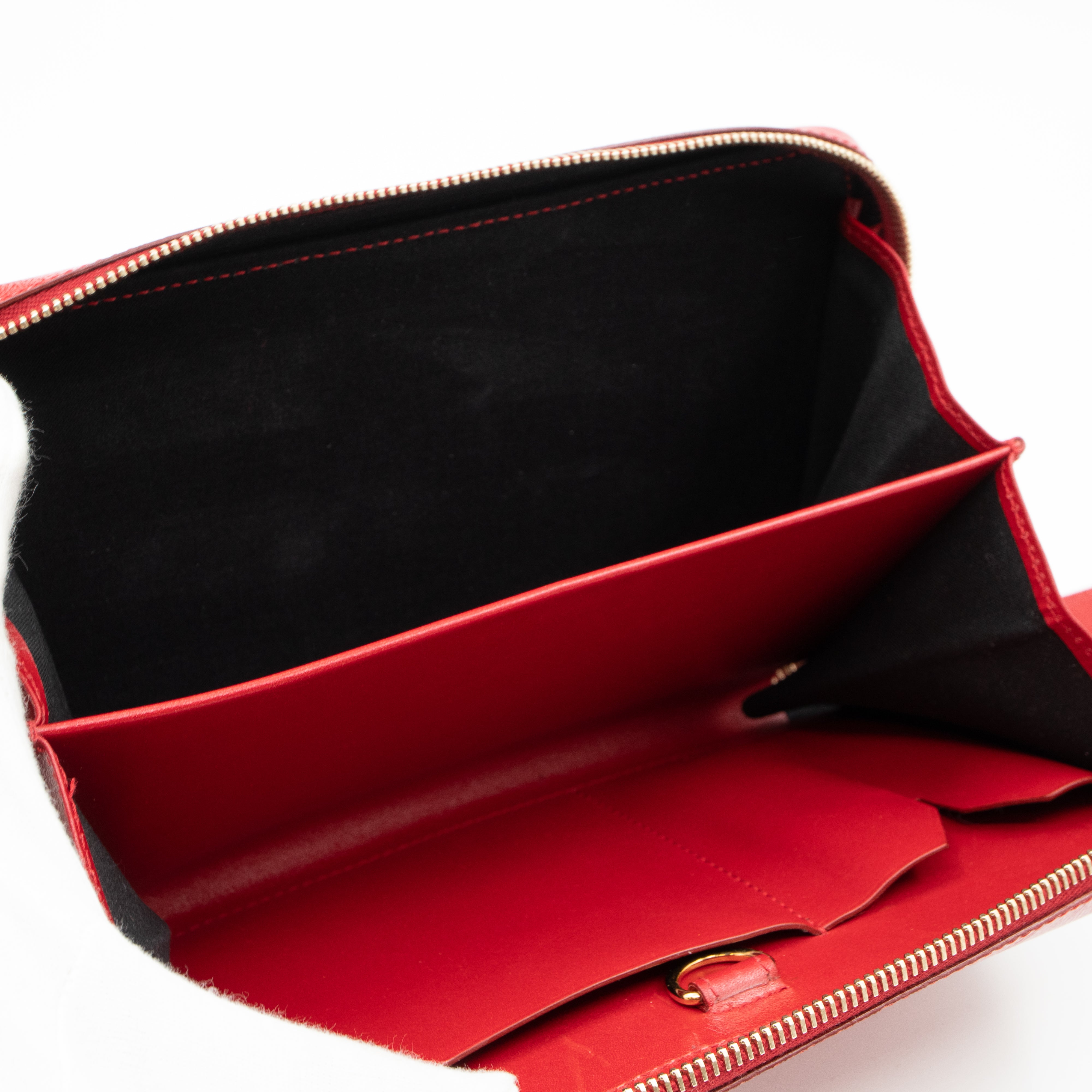 Pochette Charms Red Patent Leather