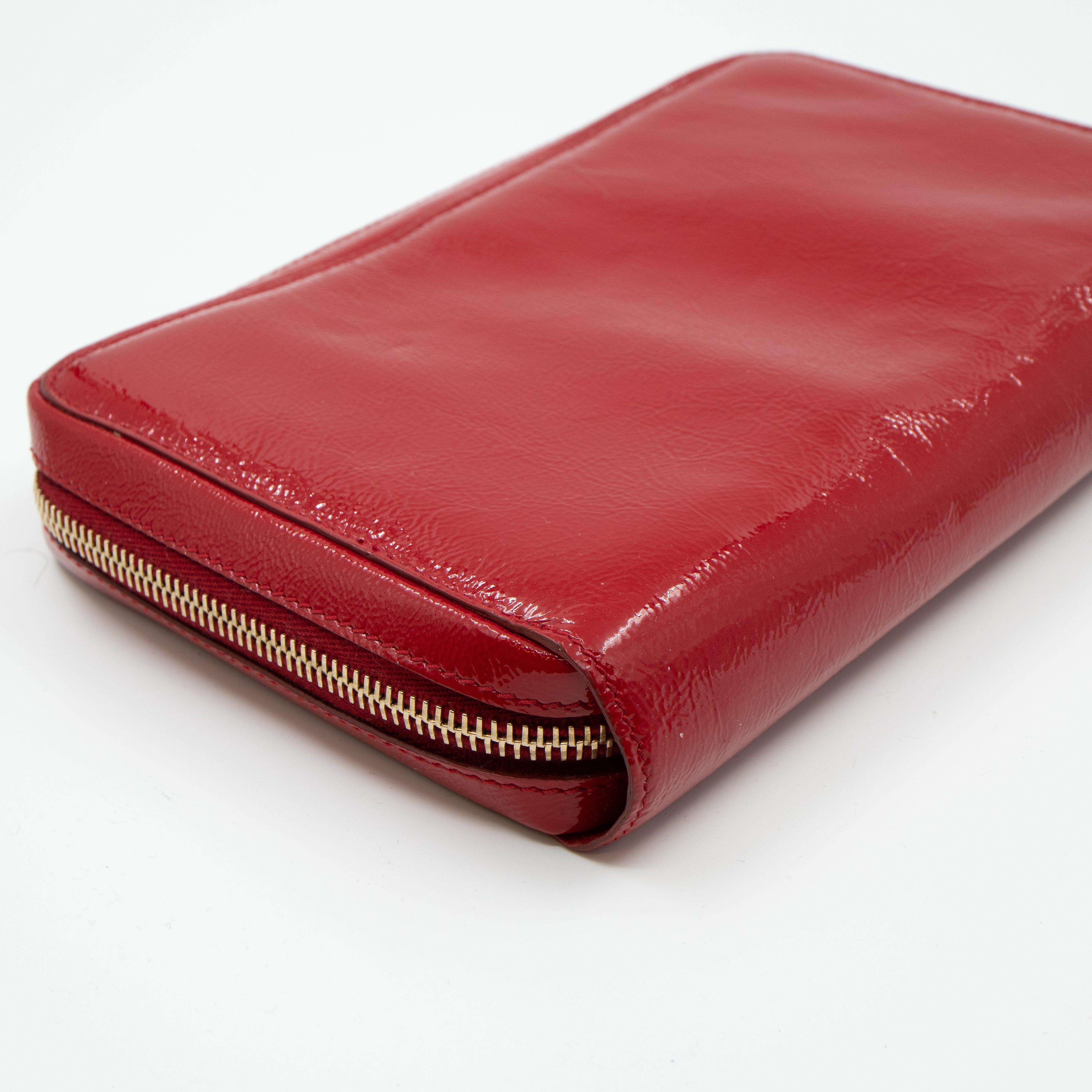 Pochette Charms Red Patent Leather
