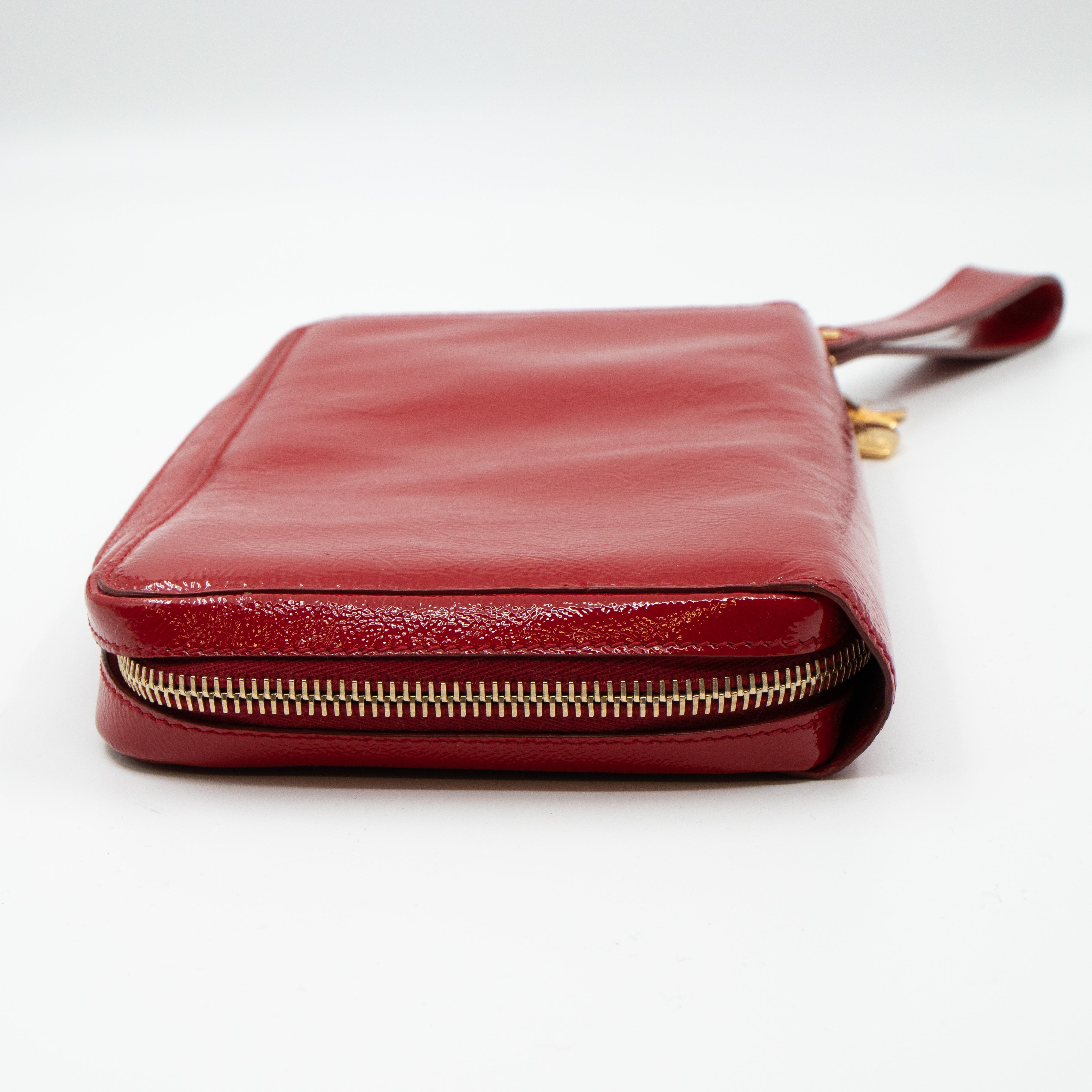 Pochette Charms Red Patent Leather