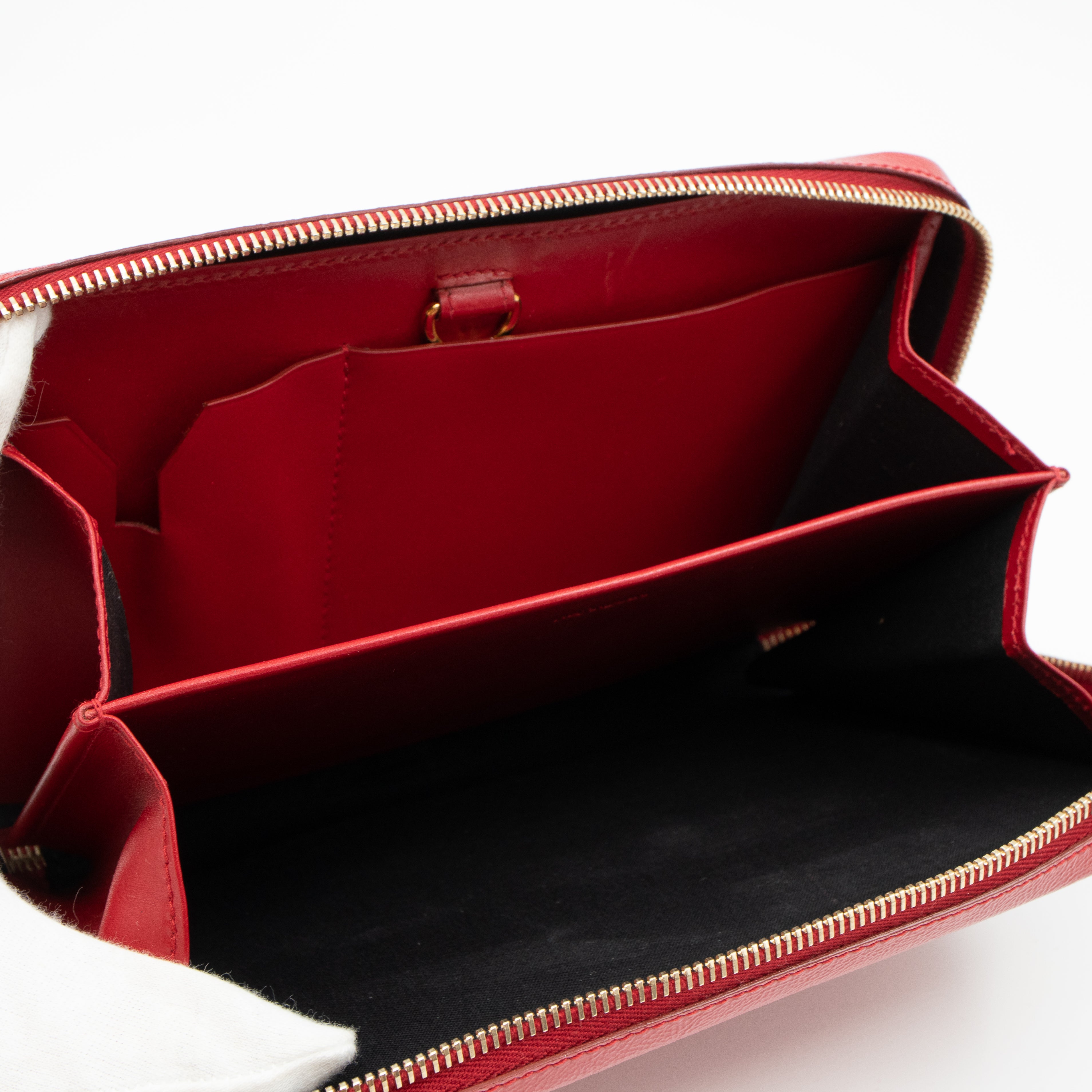 Pochette Charms Red Patent Leather