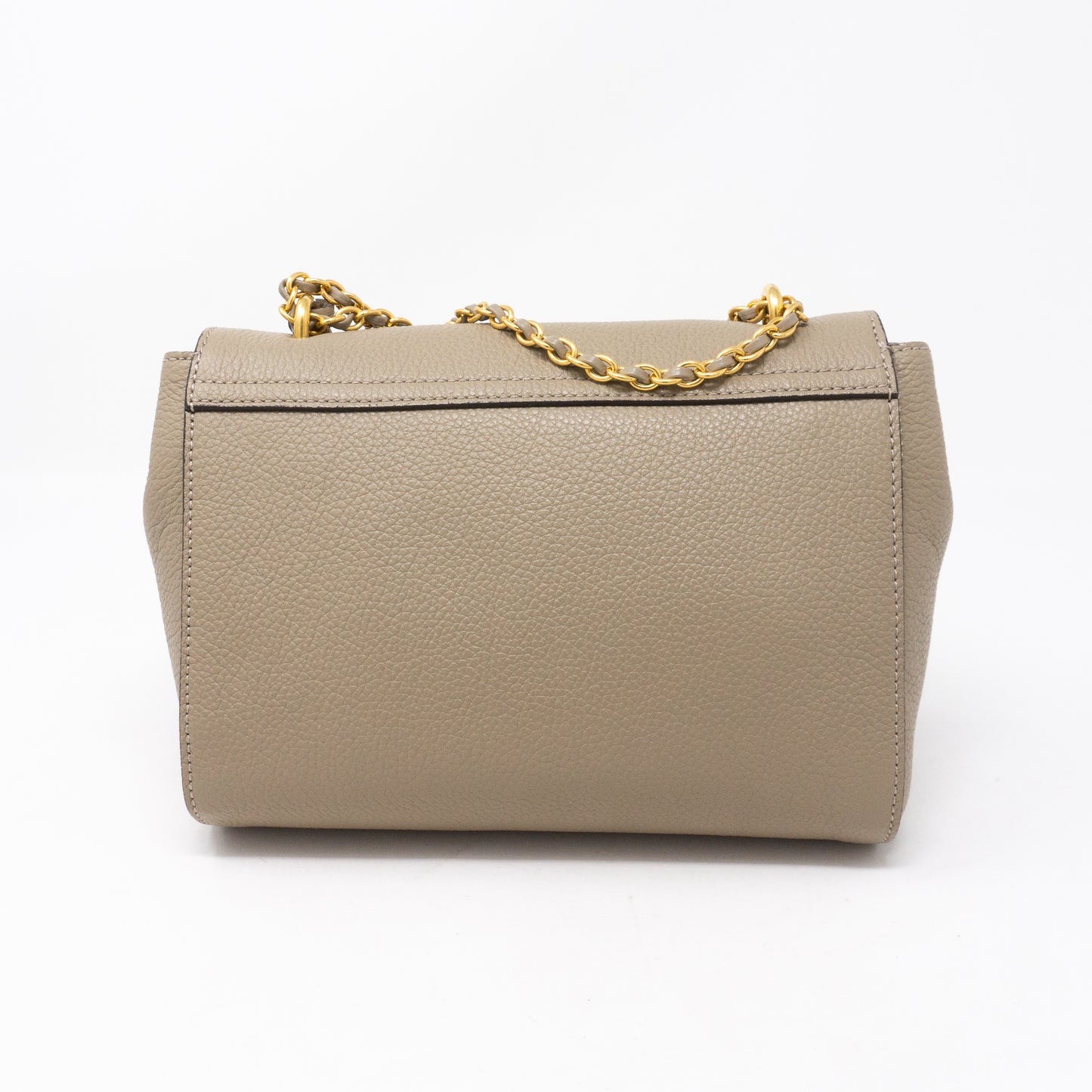 Lily Small Solid Grey Leather