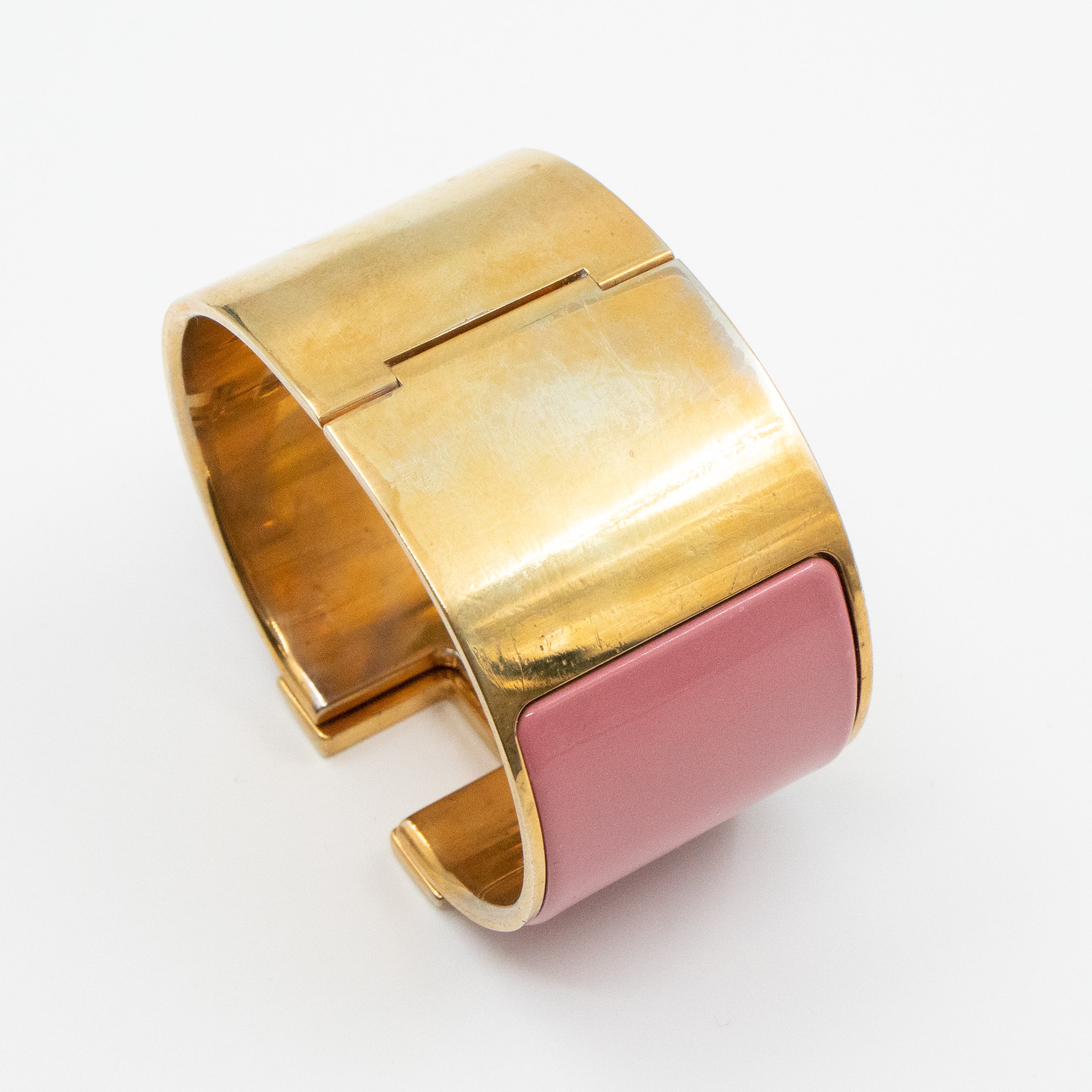 Clic Clac H Bracelet Wide Pink Gold