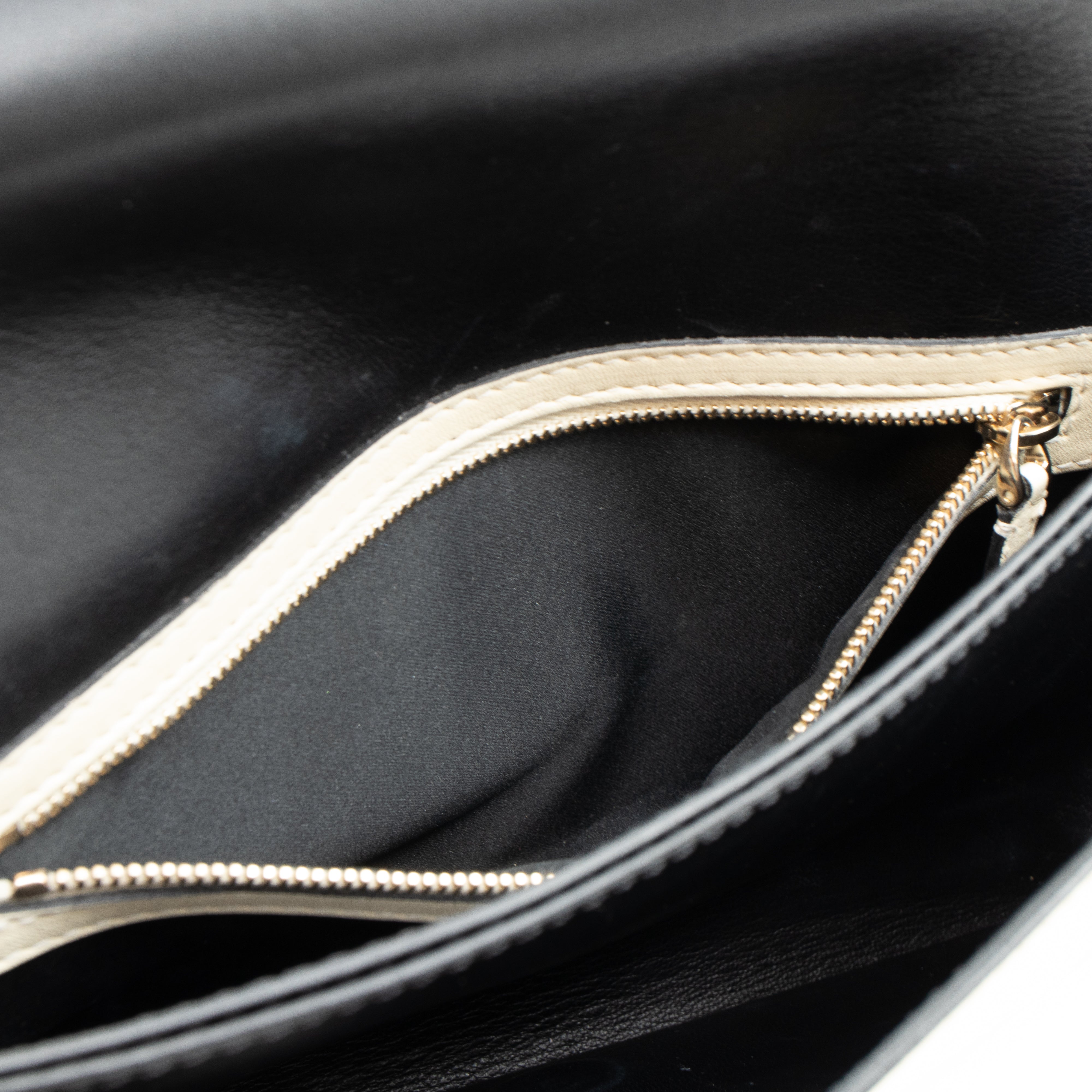 White Nappa Leather Rockstud Clutch