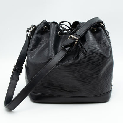 Petit Noe Black Epi Leather