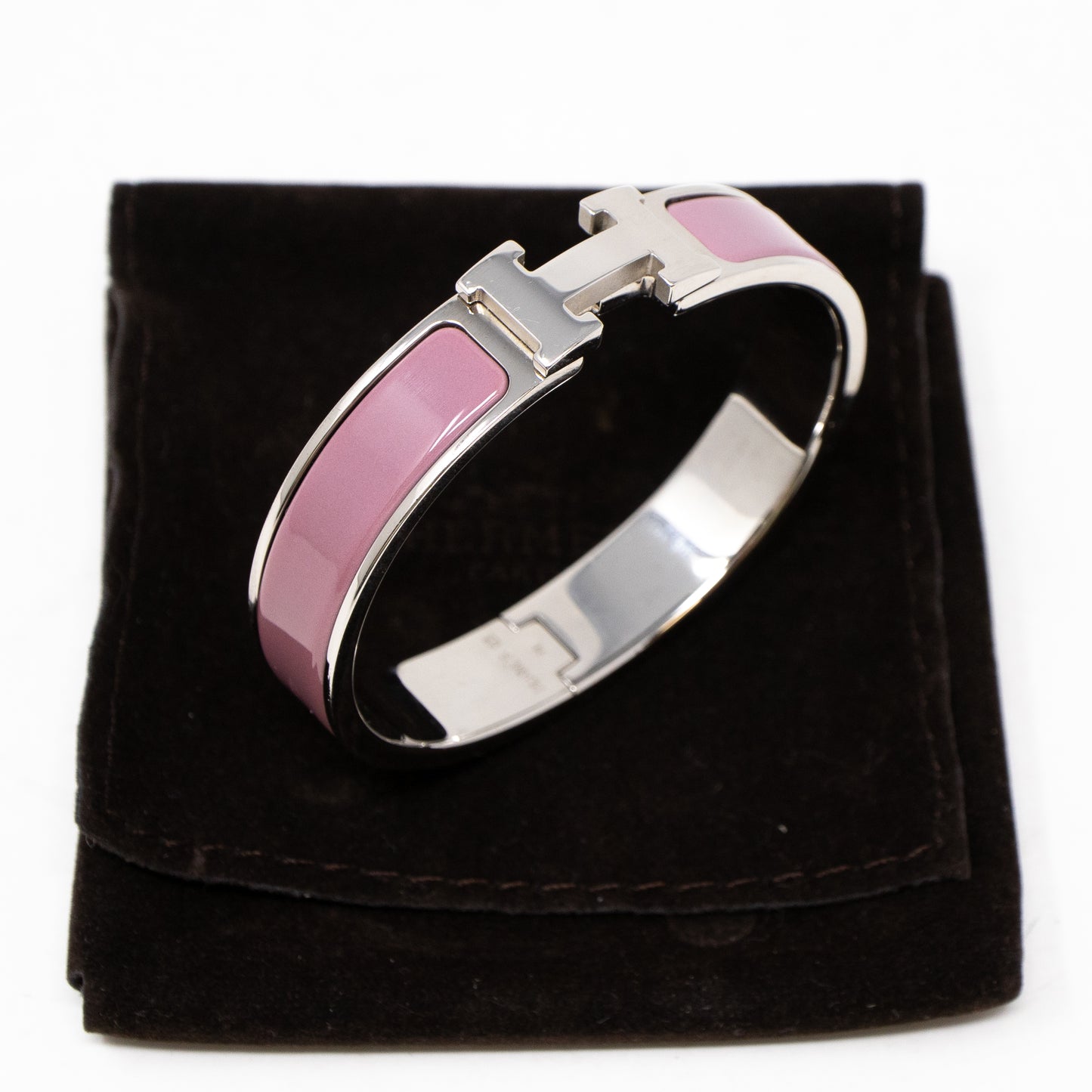 Clic H Bracelet Narrow Lilac Silver