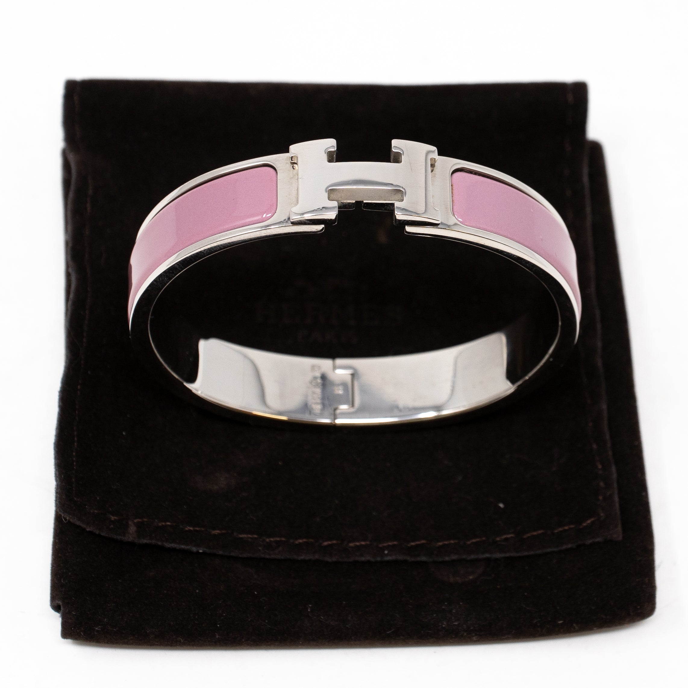 Clic H Bracelet Narrow Lilac Silver
